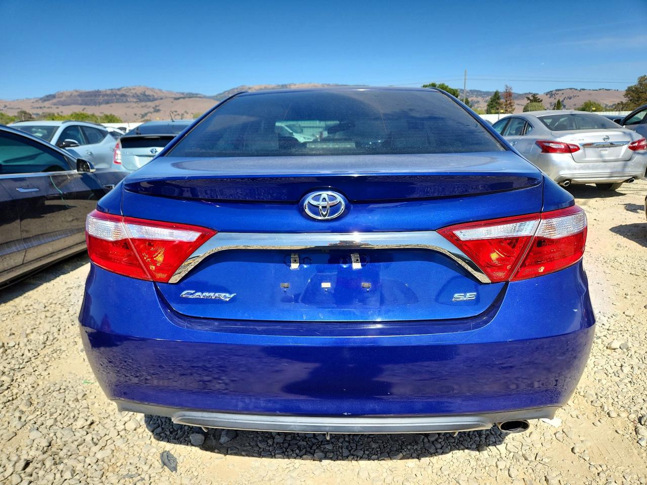 2015 Toyota Camry Se Синий vin: 4T1BF1FK6FU910402
