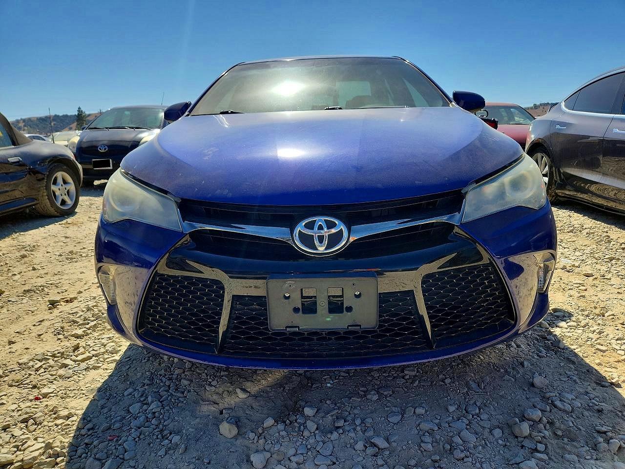2015 Toyota Camry Se Синий vin: 4T1BF1FK6FU910402