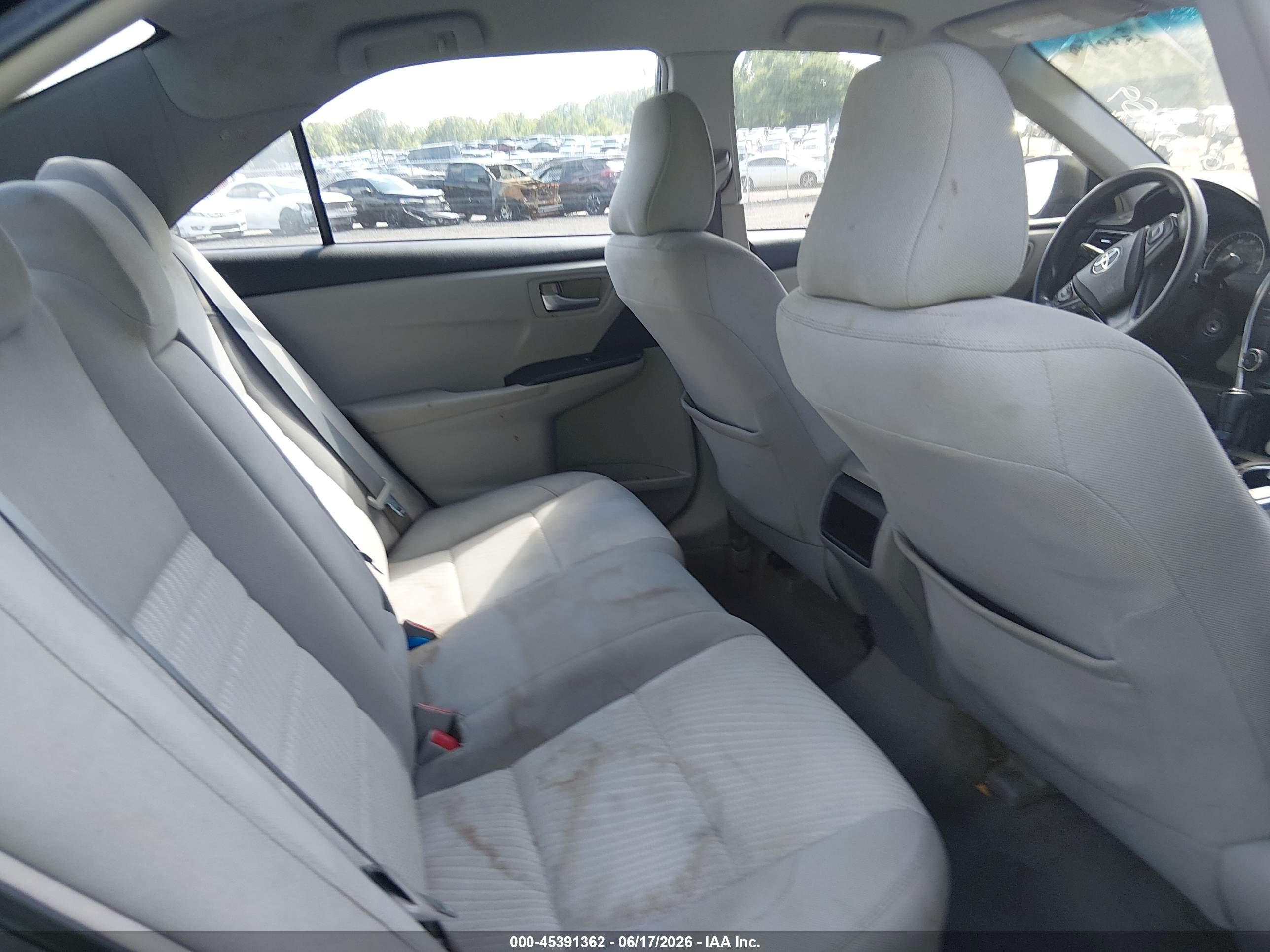 2015 Toyota Camry Le Black vin: 4T1BF1FK6FU920959