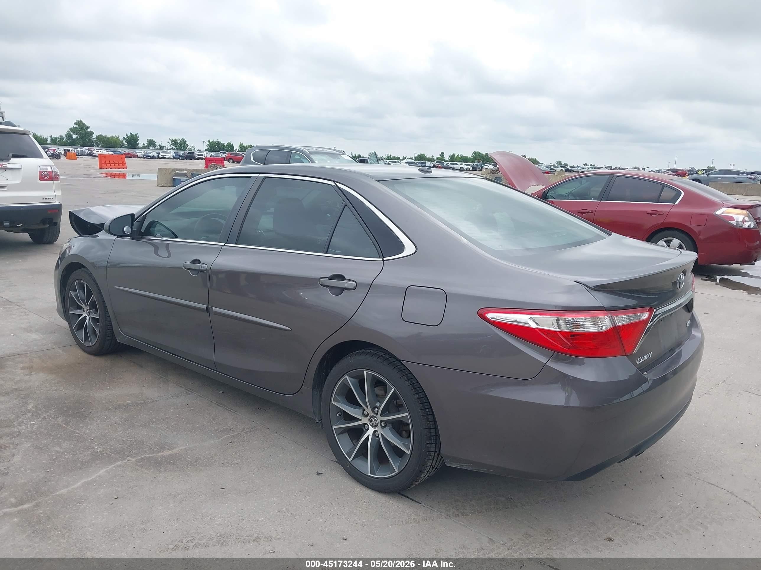 2015 Toyota Camry Xse Gray vin: 4T1BF1FK6FU944985