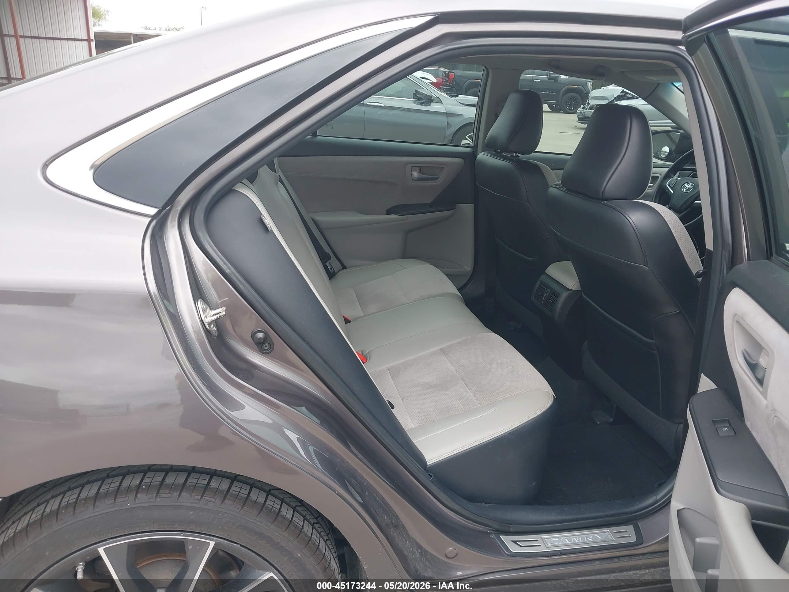 2015 Toyota Camry Xse Gray vin: 4T1BF1FK6FU944985