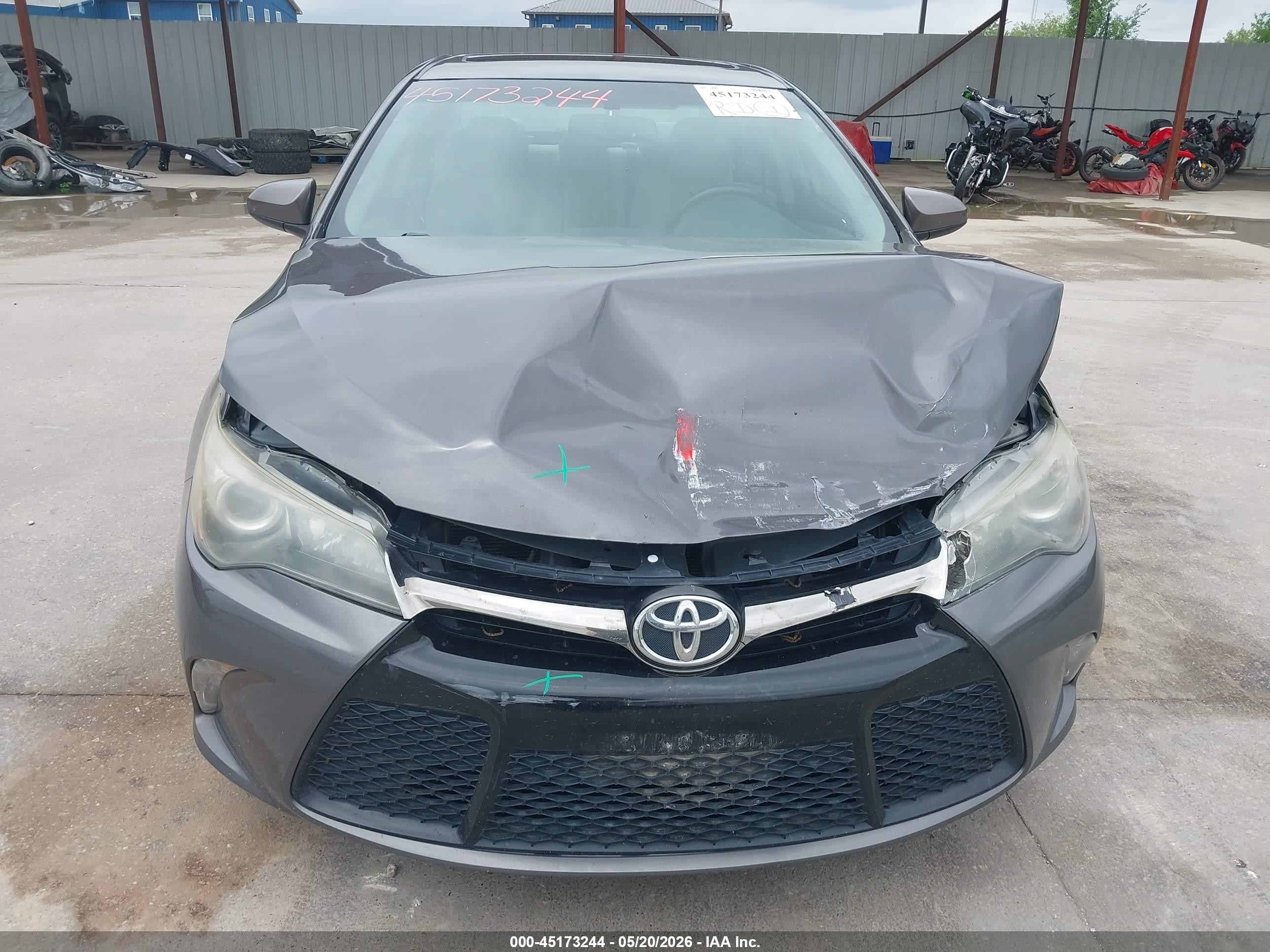 2015 Toyota Camry Xse Gray vin: 4T1BF1FK6FU944985