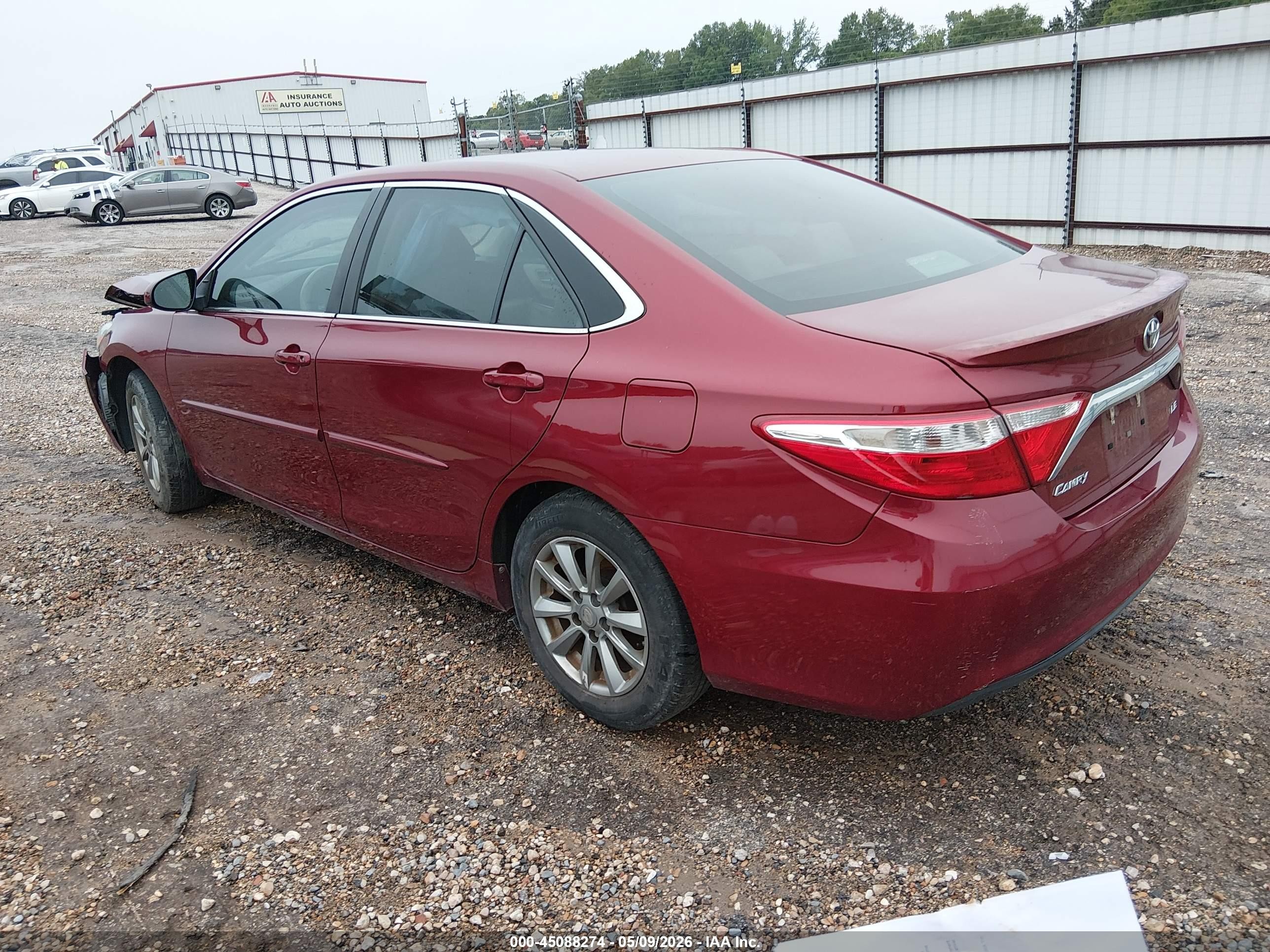 2015 Toyota Camry Le Бордовый vin: 4T1BF1FK6FU965299