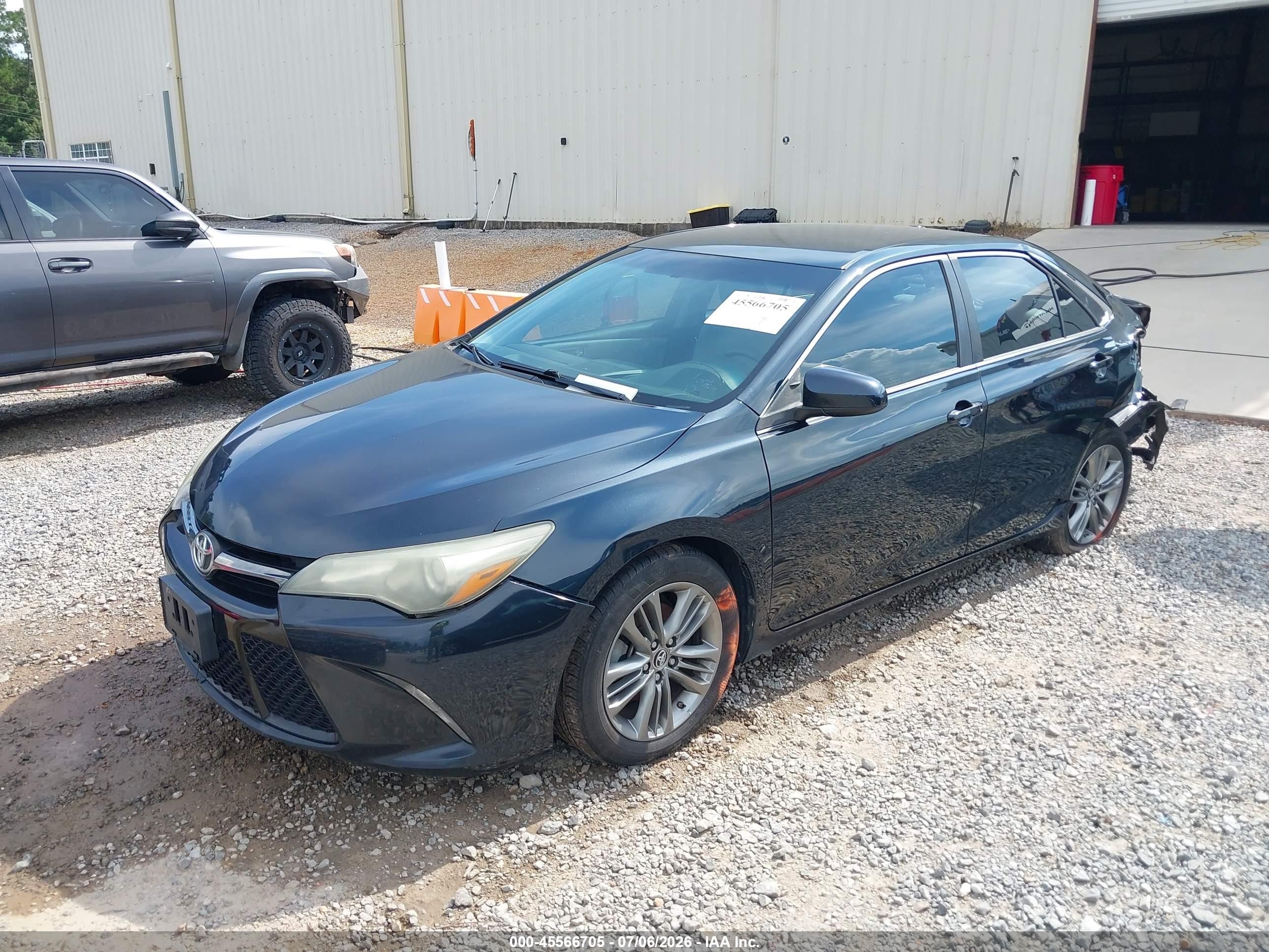 2015 Toyota Camry Se Black vin: 4T1BF1FK6FU979218