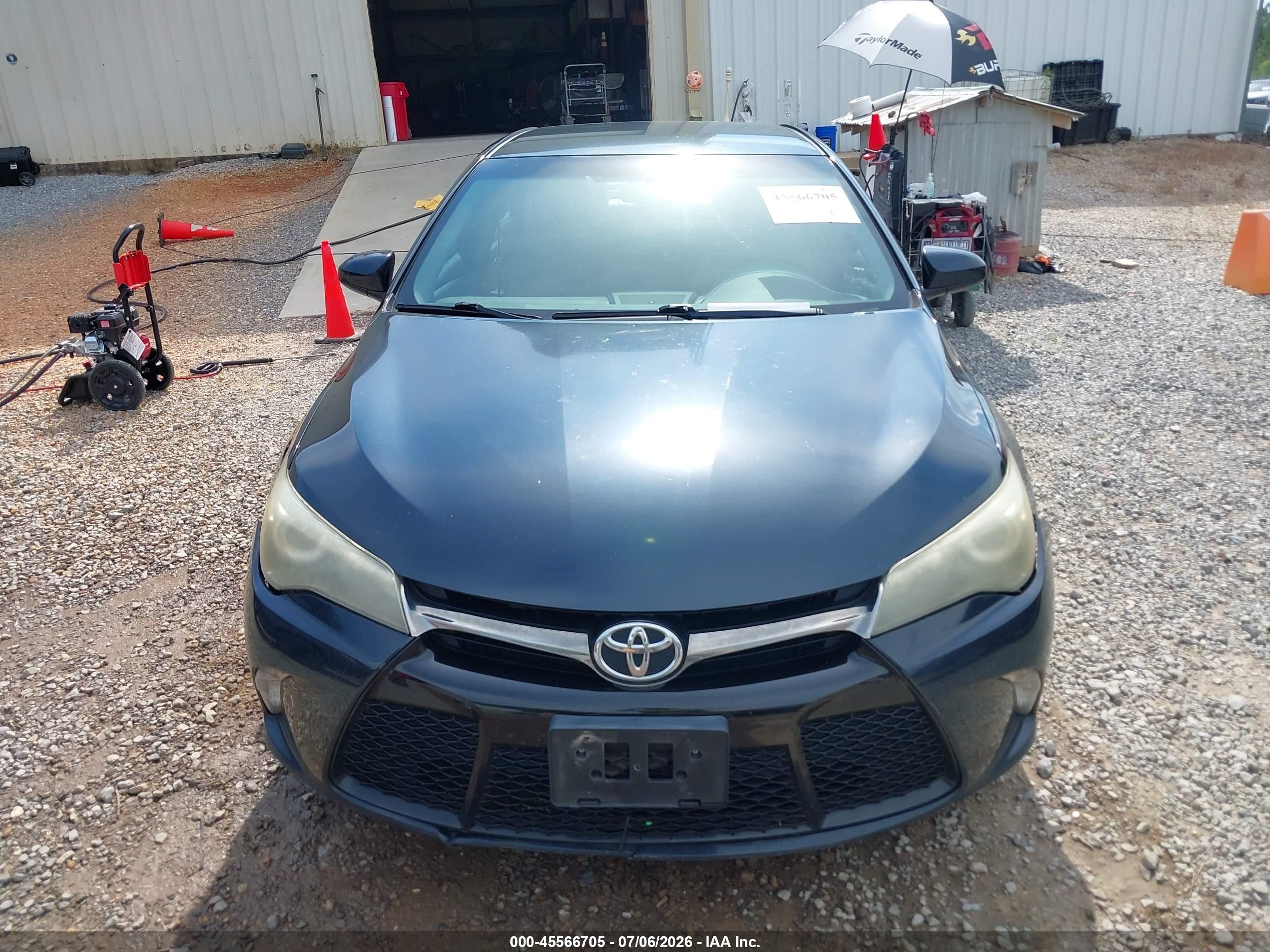 2015 Toyota Camry Se Black vin: 4T1BF1FK6FU979218