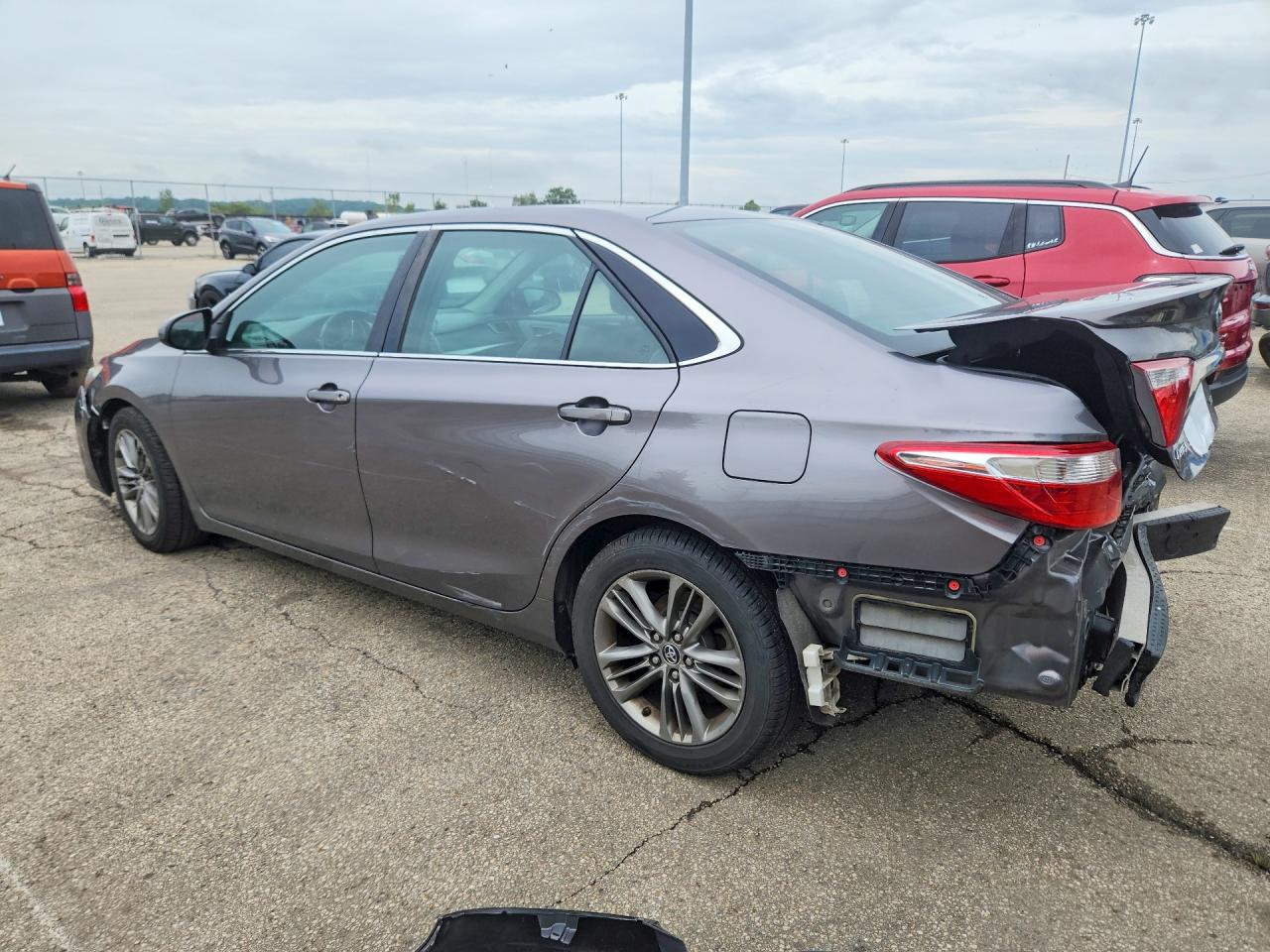 2015 Toyota Camry Se Gray vin: 4T1BF1FK6FU981289