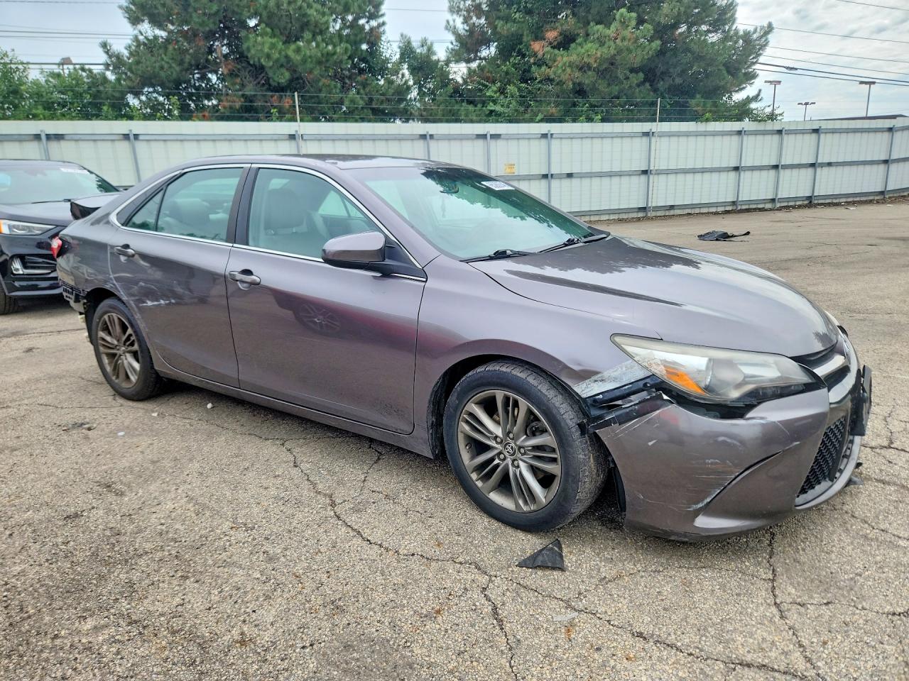 2015 Toyota Camry Se Gray vin: 4T1BF1FK6FU981289