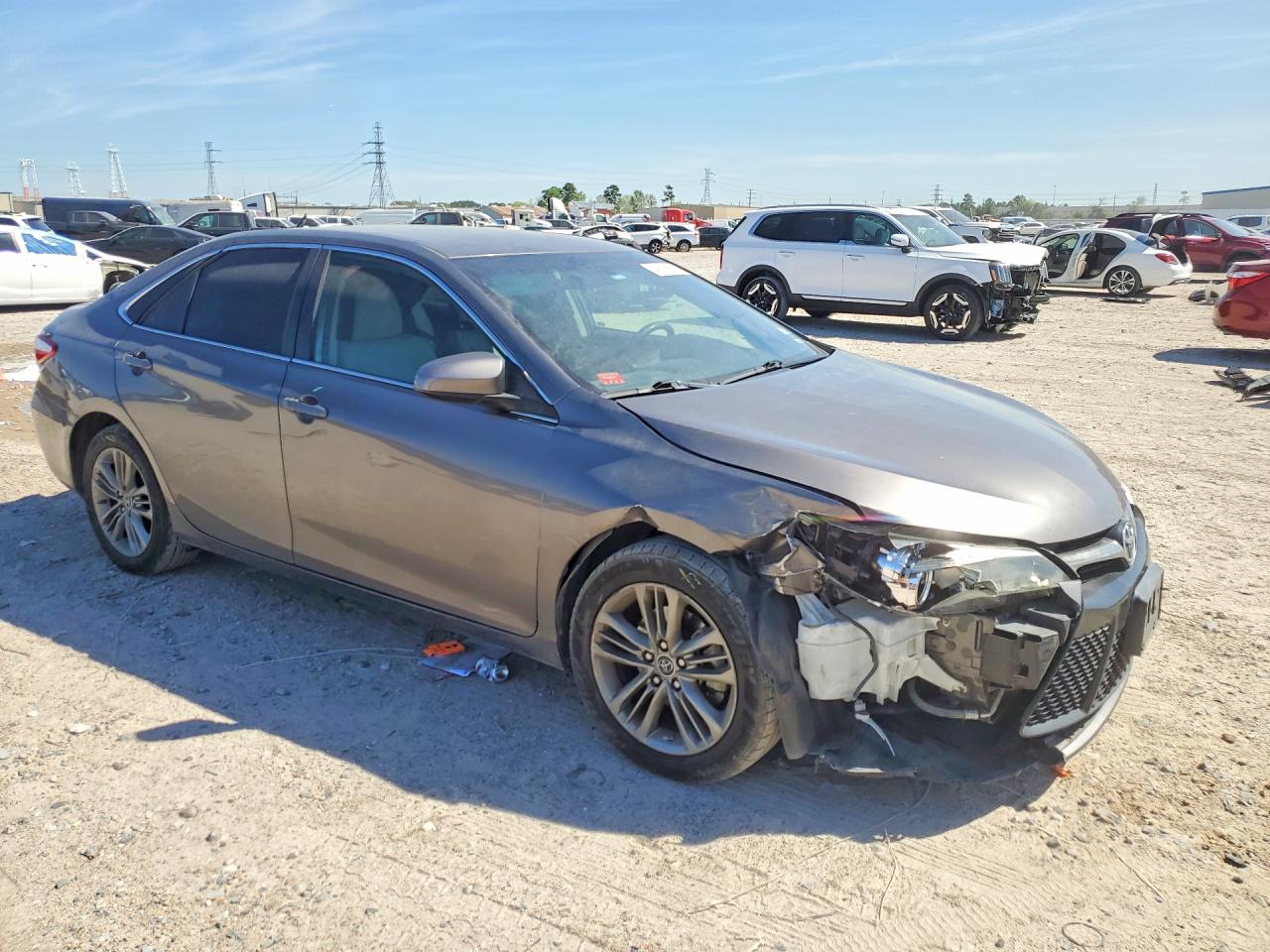 2015 Toyota Camry Se Silver vin: 4T1BF1FK6FU992180