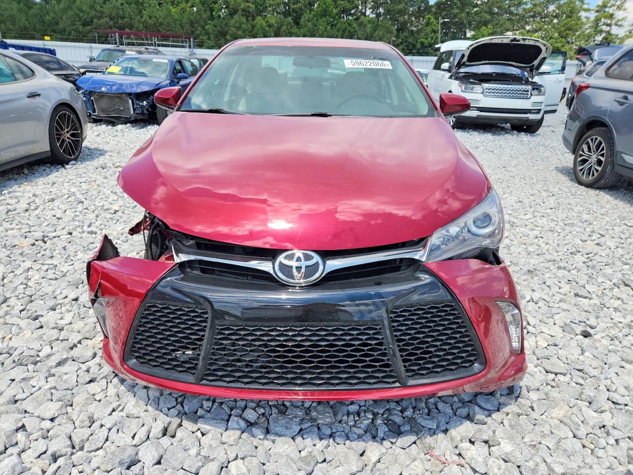 2015 Toyota Camry Se Red vin: 4T1BF1FK6FU992860