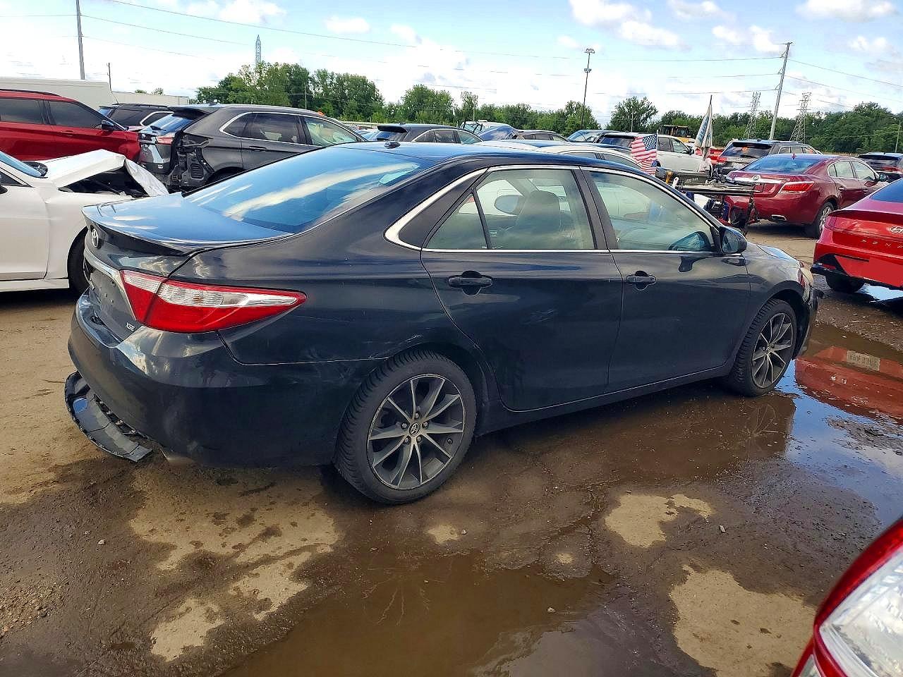 2015 Toyota Camry Xse Black vin: 4T1BF1FK6FU992972