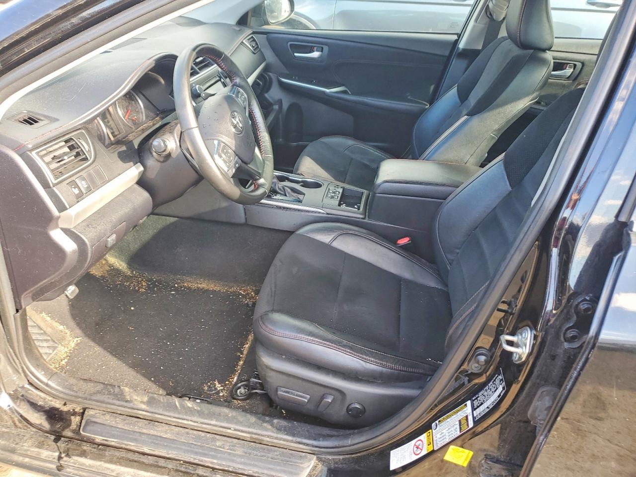 2015 Toyota Camry Xse Black vin: 4T1BF1FK6FU992972