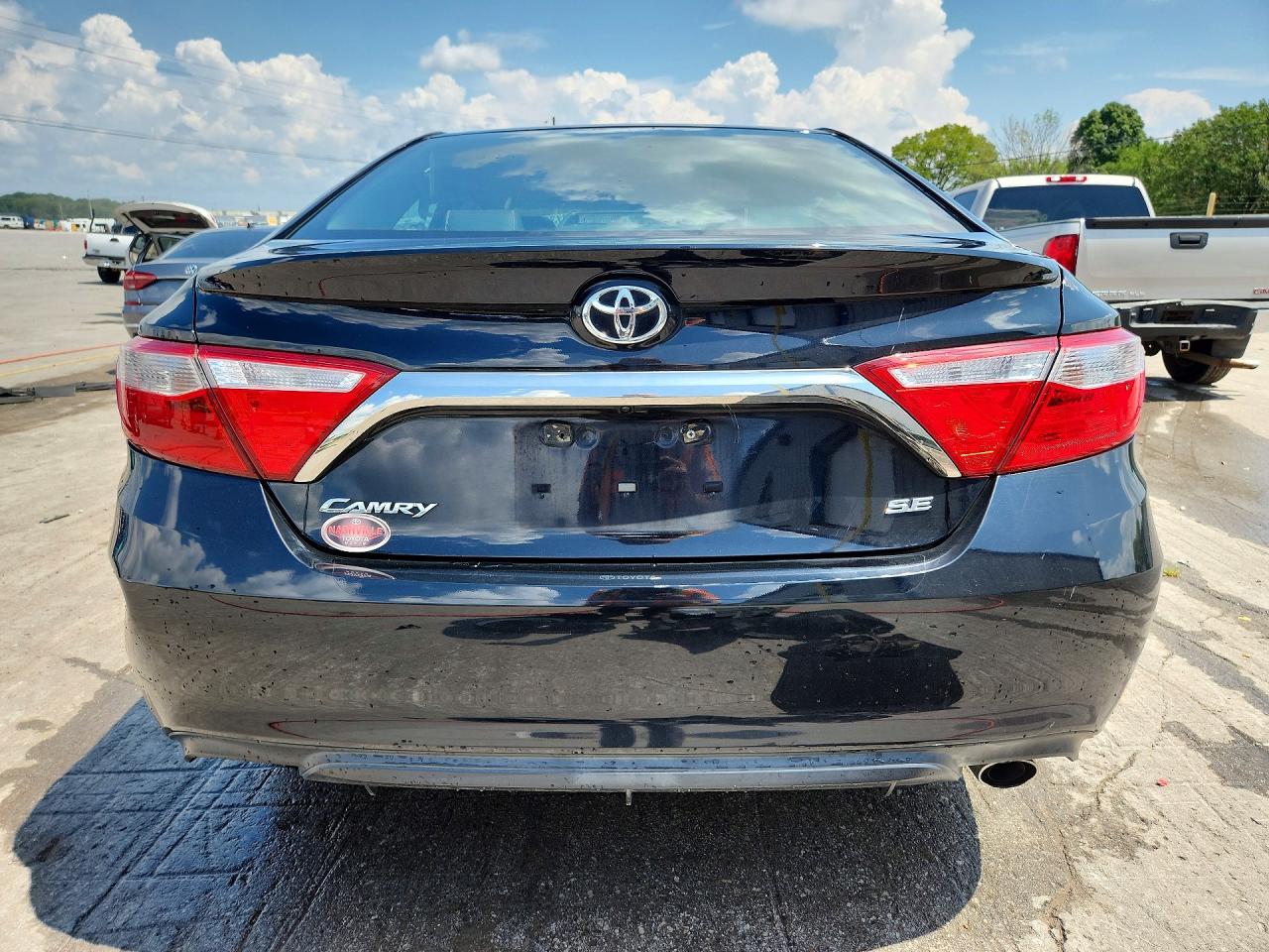 2016 Toyota Camry Se Black vin: 4T1BF1FK6GU259127