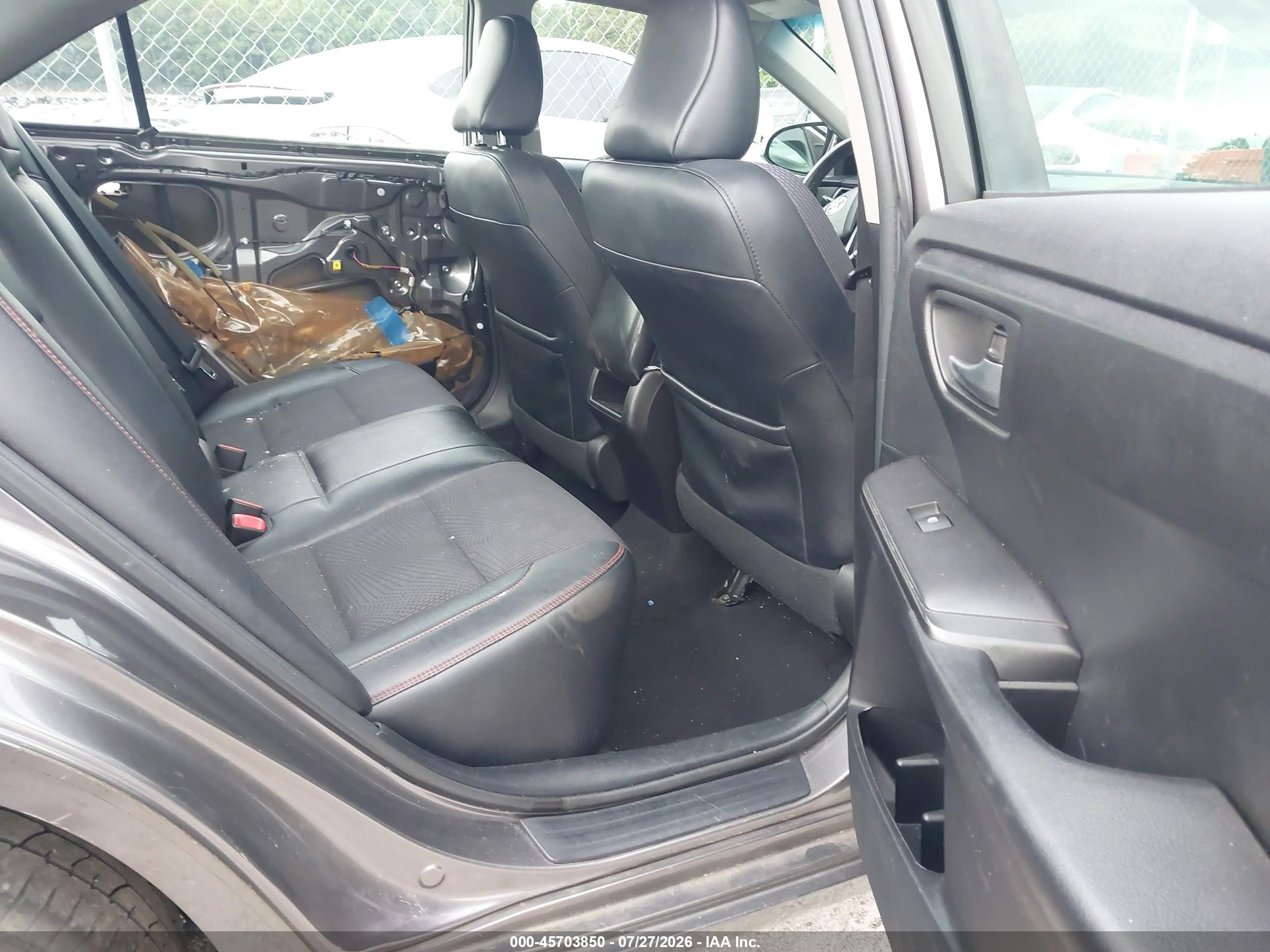 2016 Toyota Camry Se Gray vin: 4T1BF1FK6GU265302
