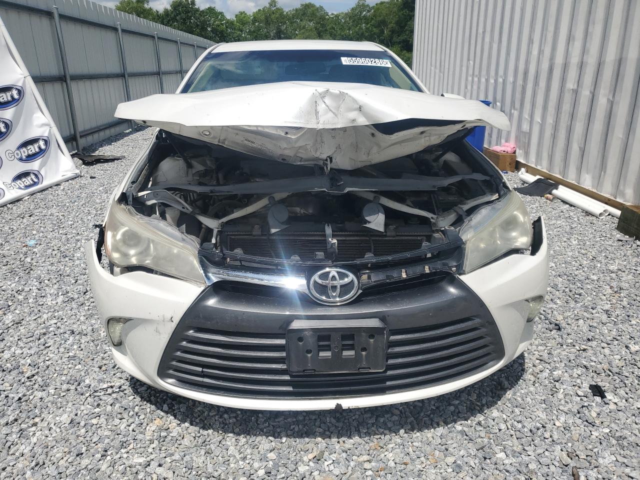 2017 Toyota Camry Xle Белый vin: 4T1BF1FK6HU323717 Damage: Left Head Lamp, Faded, Repair Required