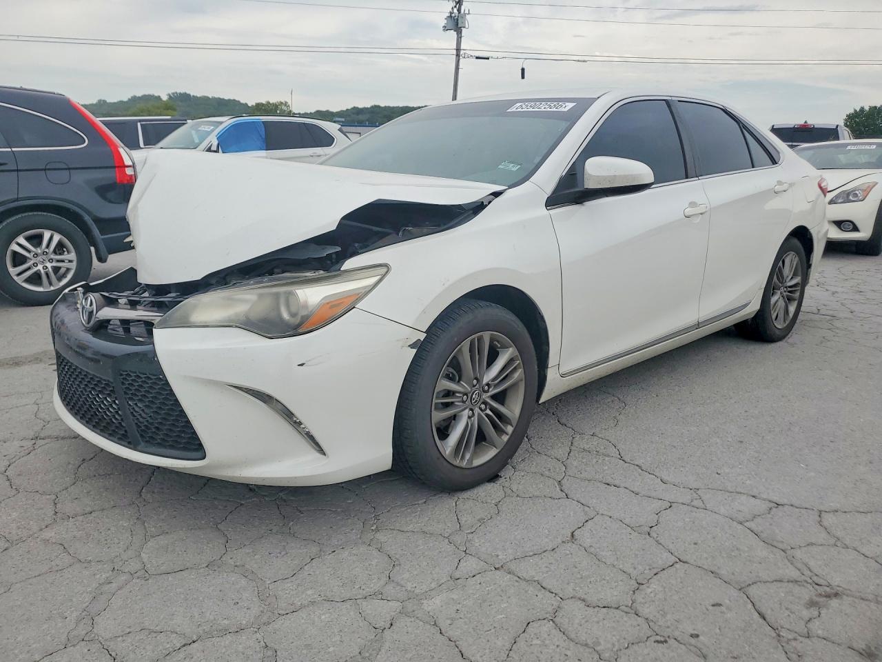 2017 Toyota Camry Se White vin: 4T1BF1FK6HU327153