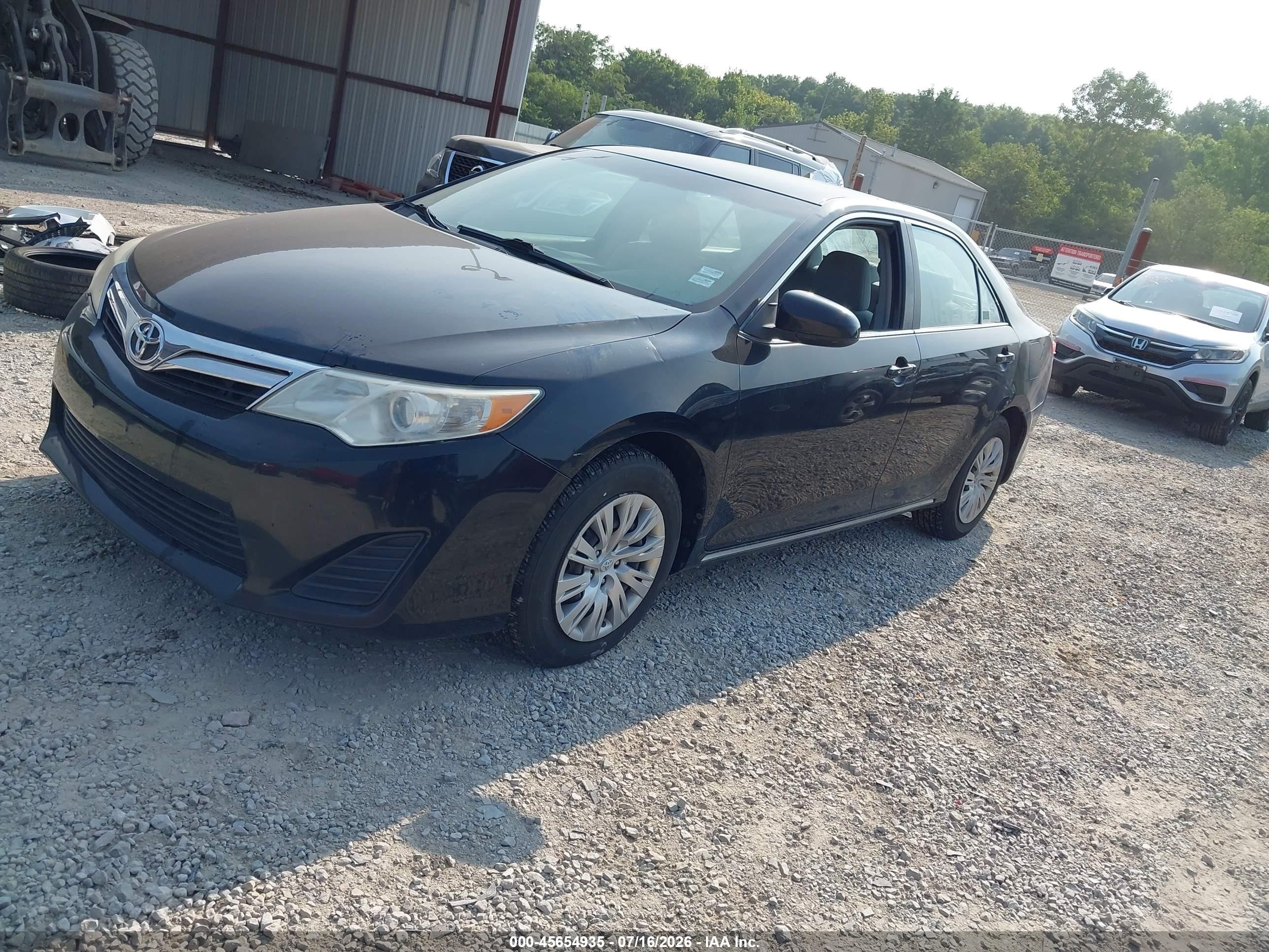 2012 Toyota Camry Le Black vin: 4T1BF1FK7CU004271