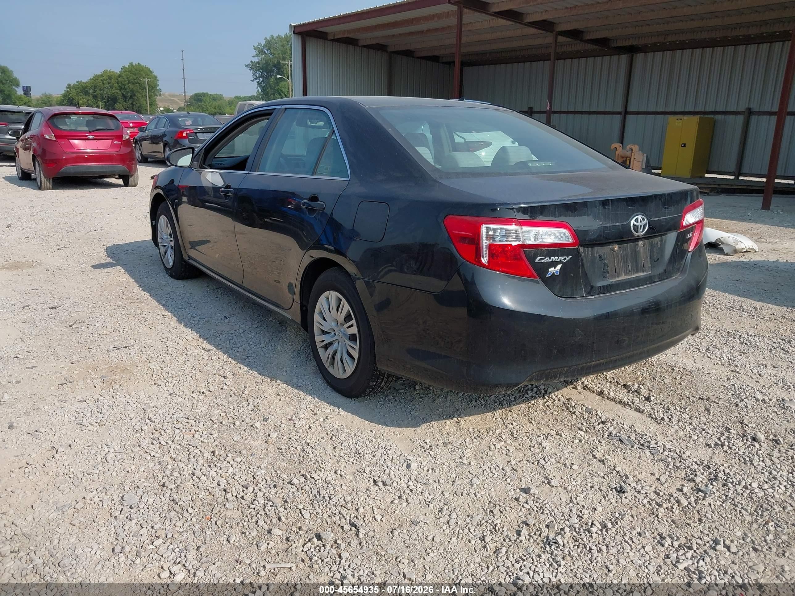 2012 Toyota Camry Le Black vin: 4T1BF1FK7CU004271