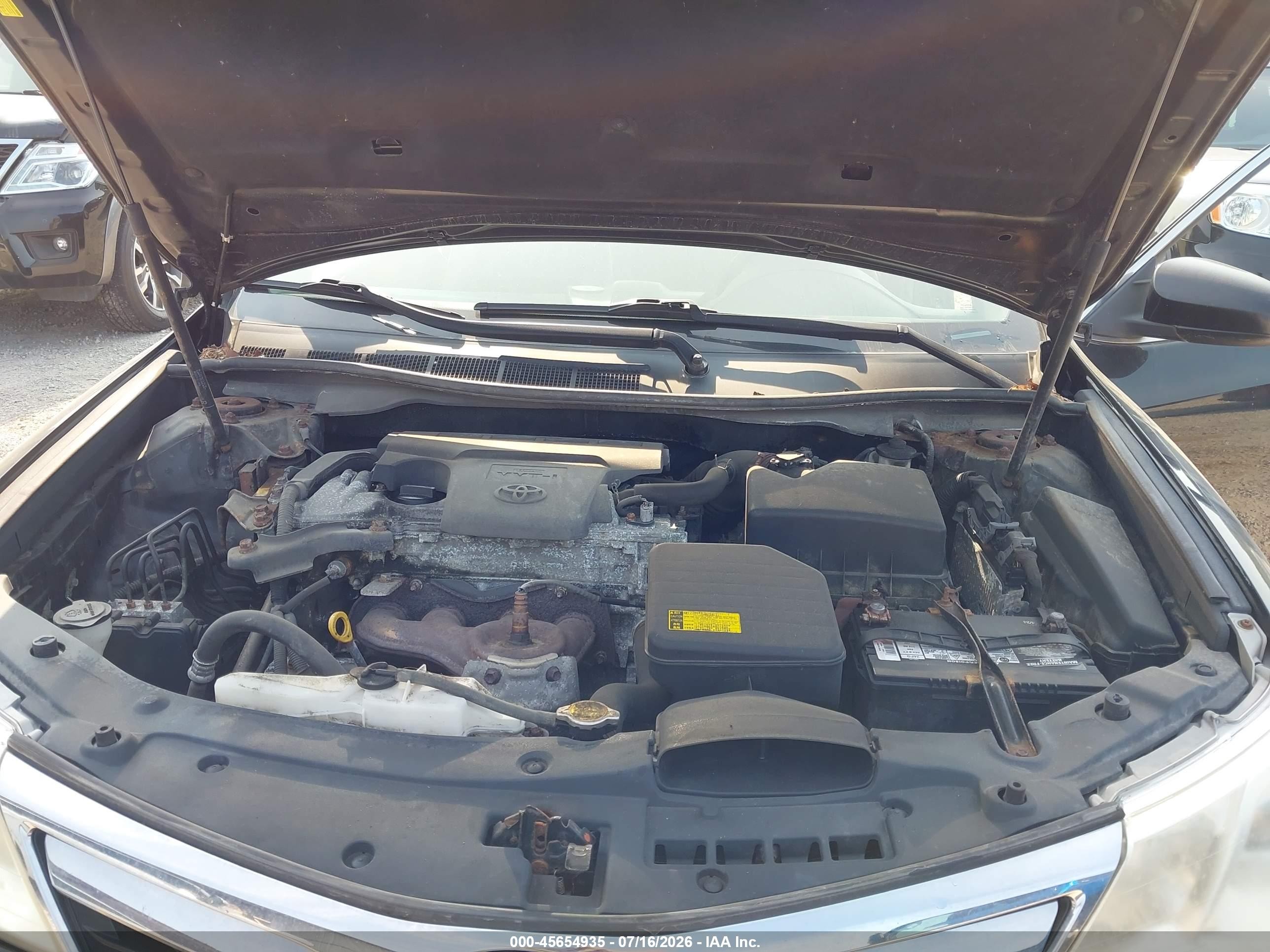 2012 Toyota Camry Le Black vin: 4T1BF1FK7CU004271