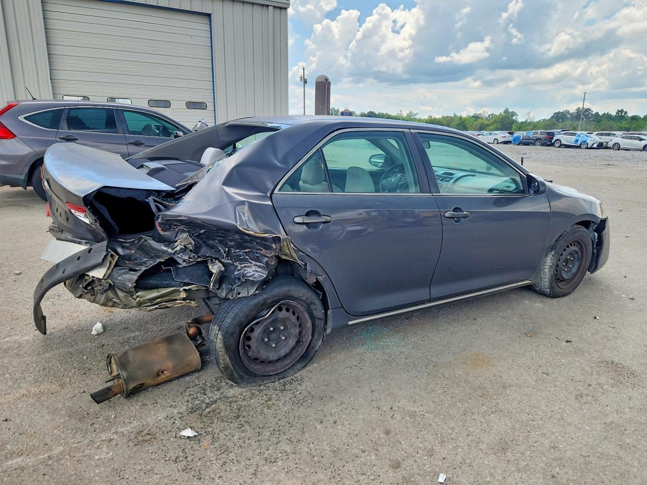 2012 Toyota Camry Le Серый vin: 4T1BF1FK7CU005131
