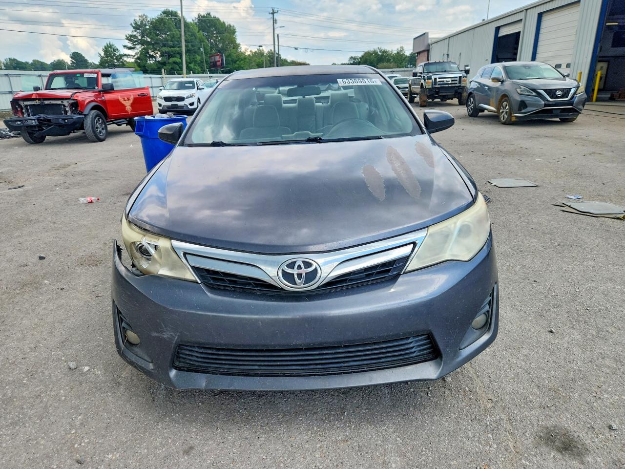 2012 Toyota Camry Le Серый vin: 4T1BF1FK7CU005131