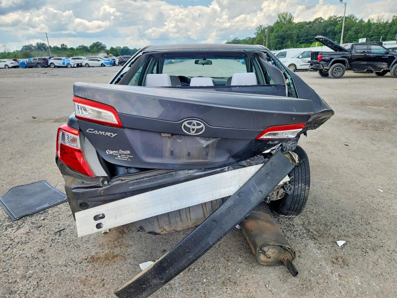 2012 Toyota Camry Le Серый vin: 4T1BF1FK7CU005131