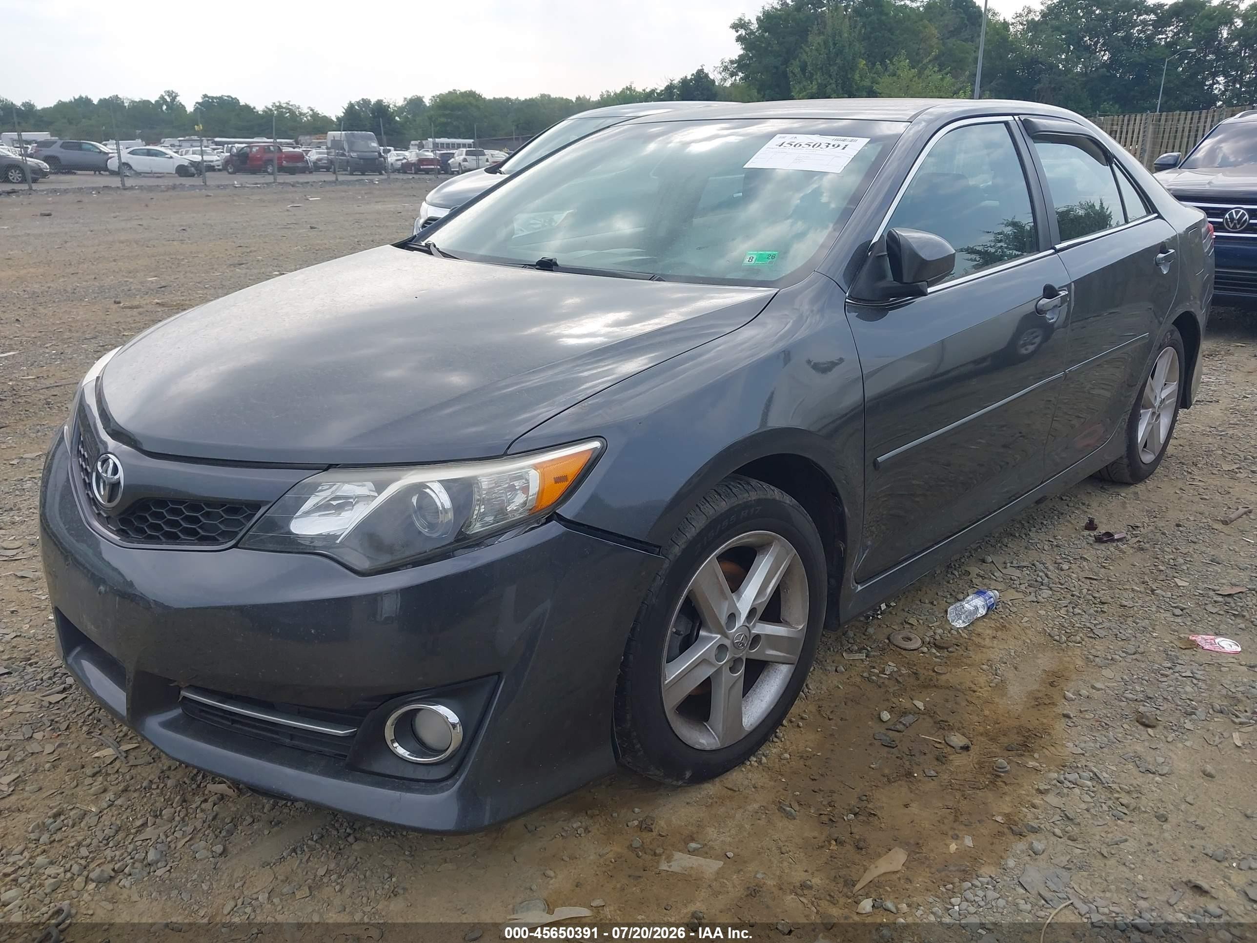 2012 Toyota Camry Se Gray vin: 4T1BF1FK7CU011852
