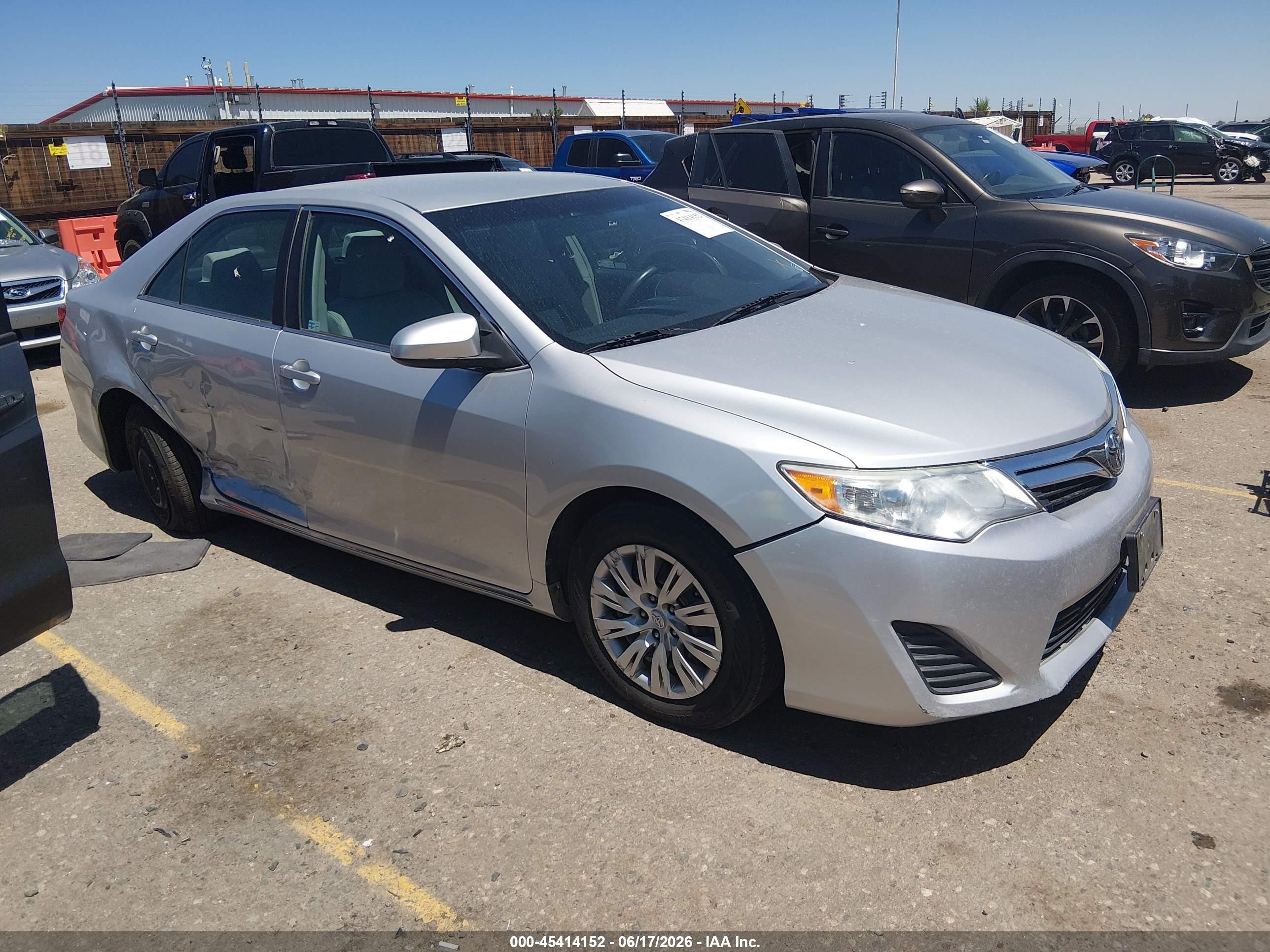 2012 Toyota Camry Le Silver vin: 4T1BF1FK7CU011981