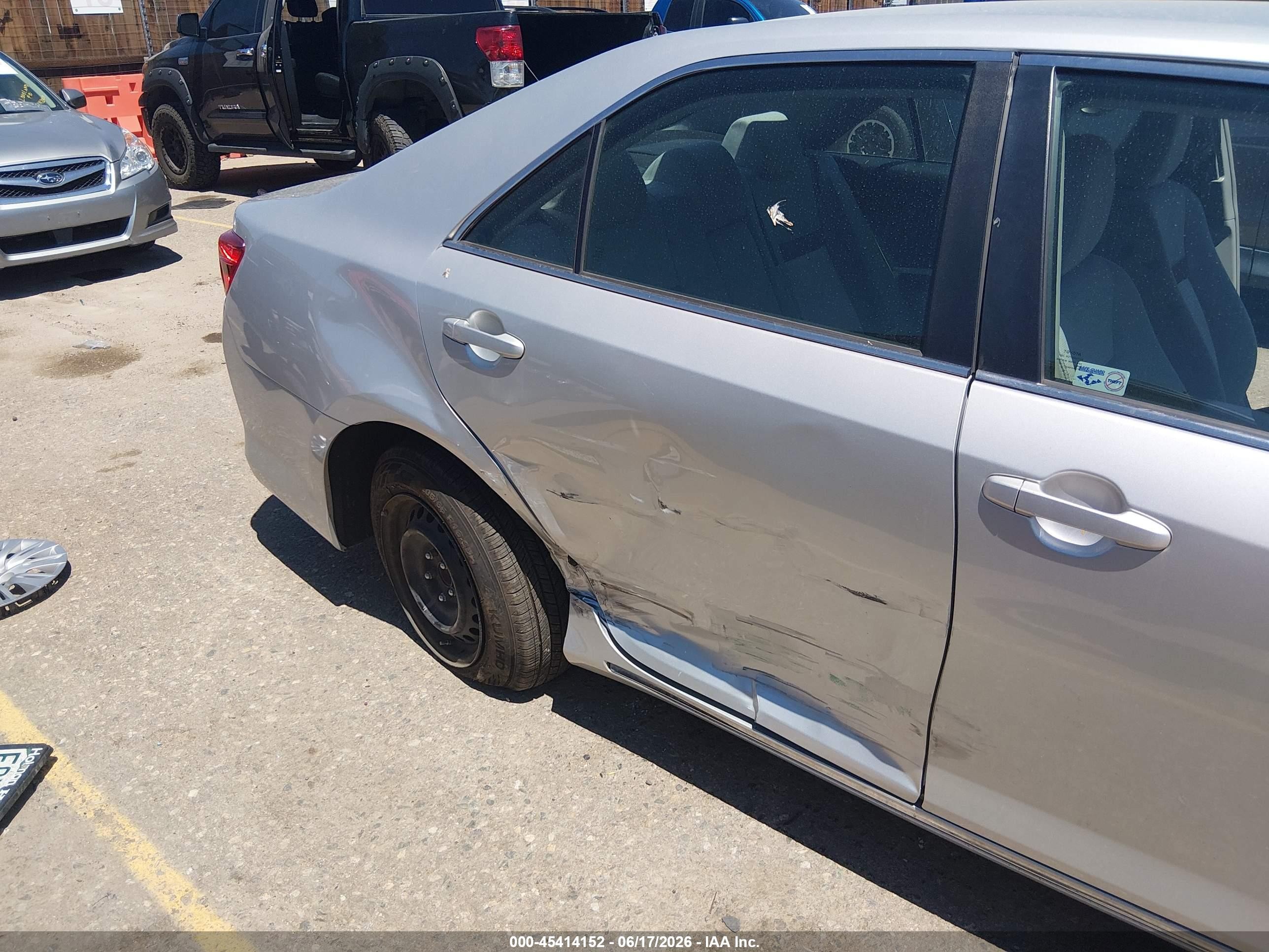 2012 Toyota Camry Le Silver vin: 4T1BF1FK7CU011981