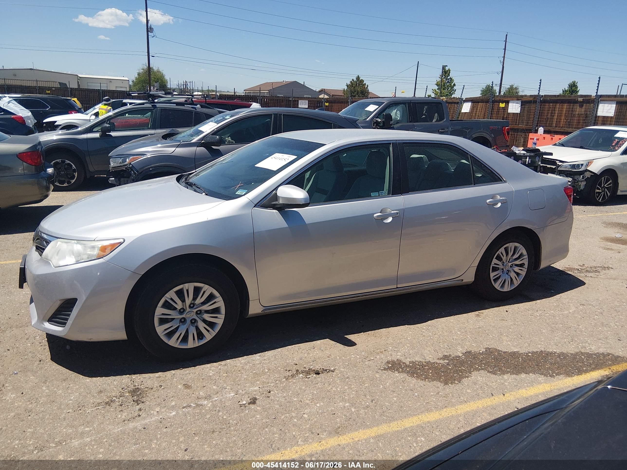 2012 Toyota Camry Le Silver vin: 4T1BF1FK7CU011981