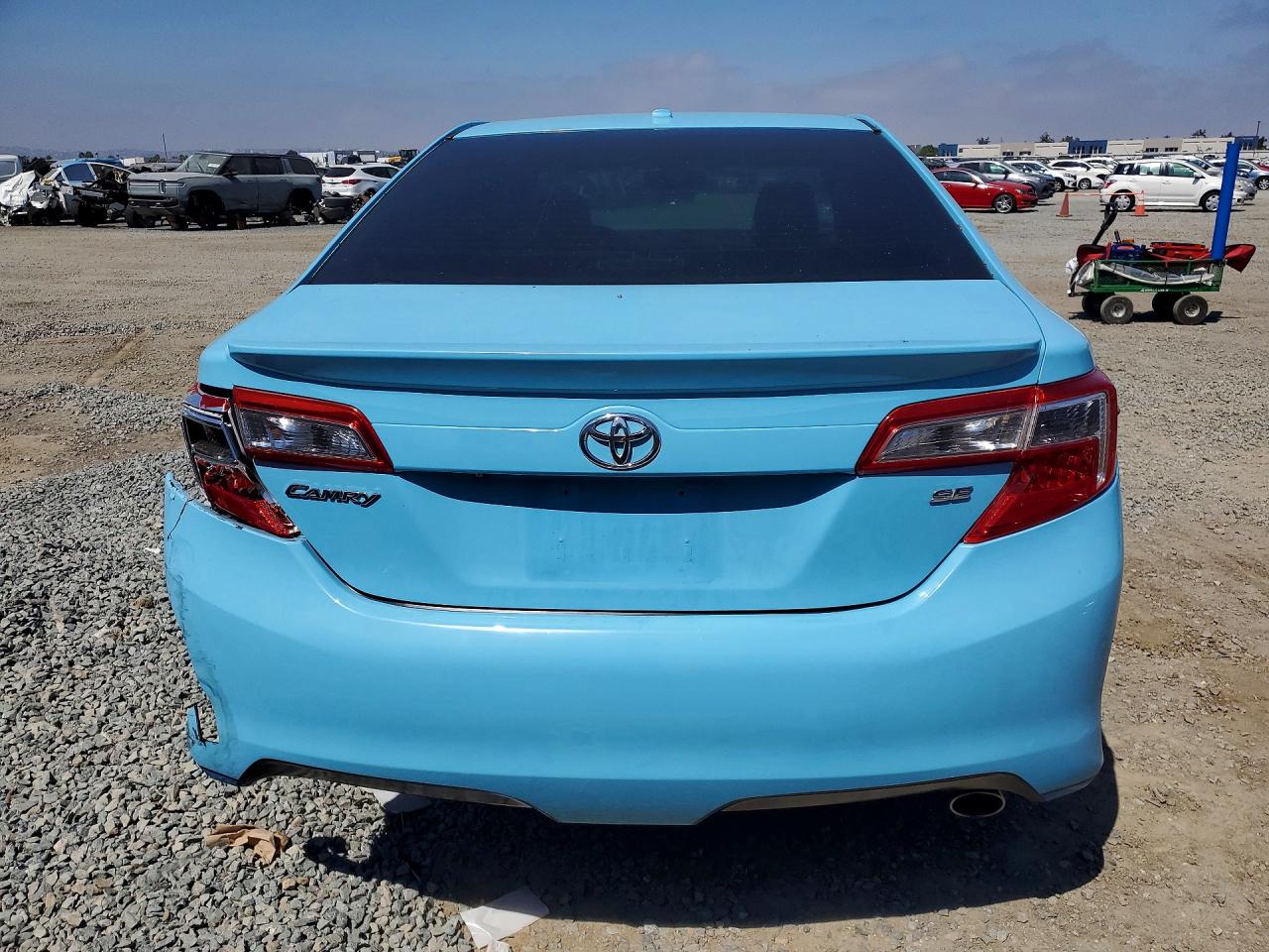 2012 Toyota Camry Se Blue vin: 4T1BF1FK7CU016372