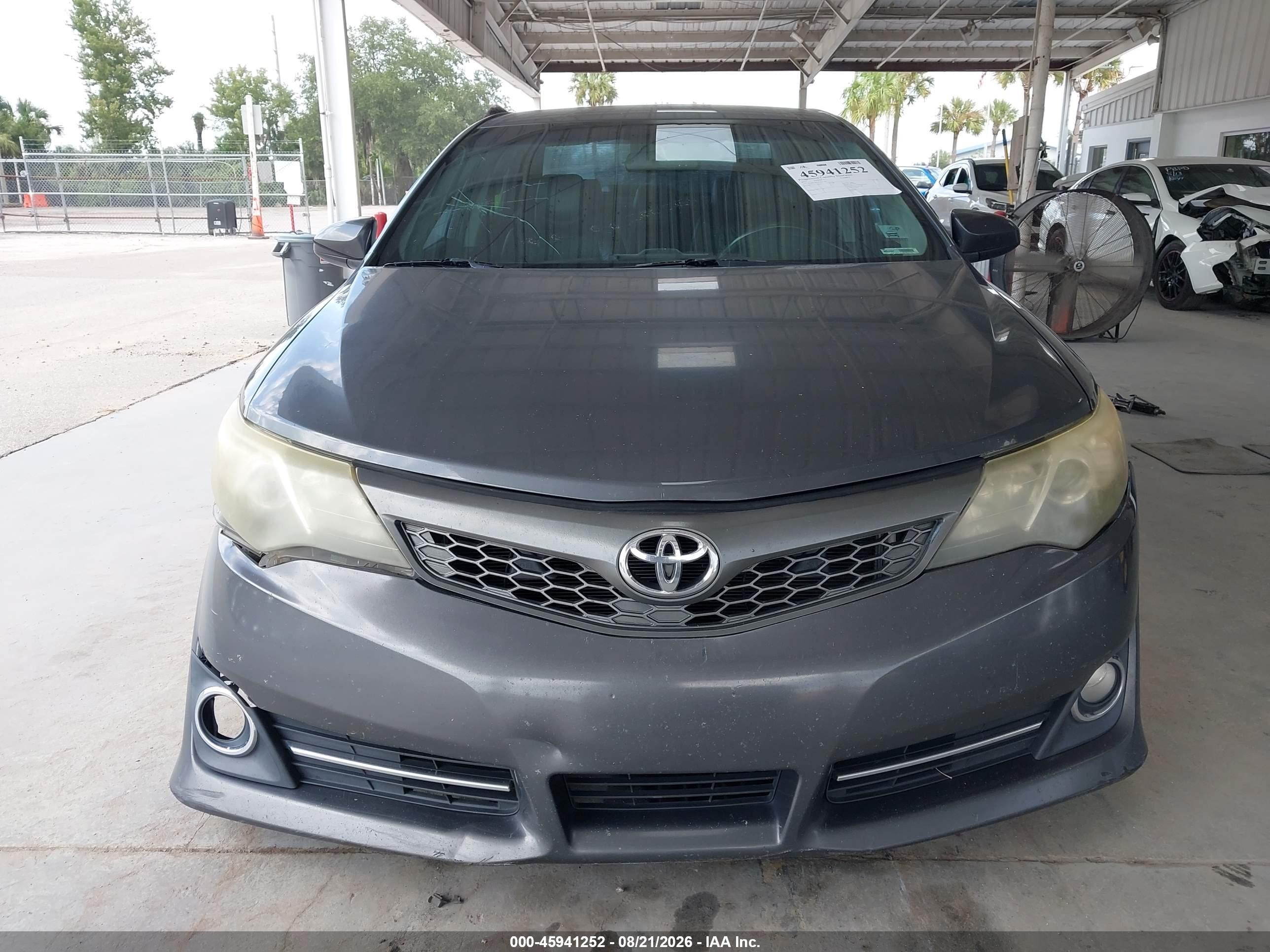 2012 Toyota Camry Se Gray vin: 4T1BF1FK7CU021362