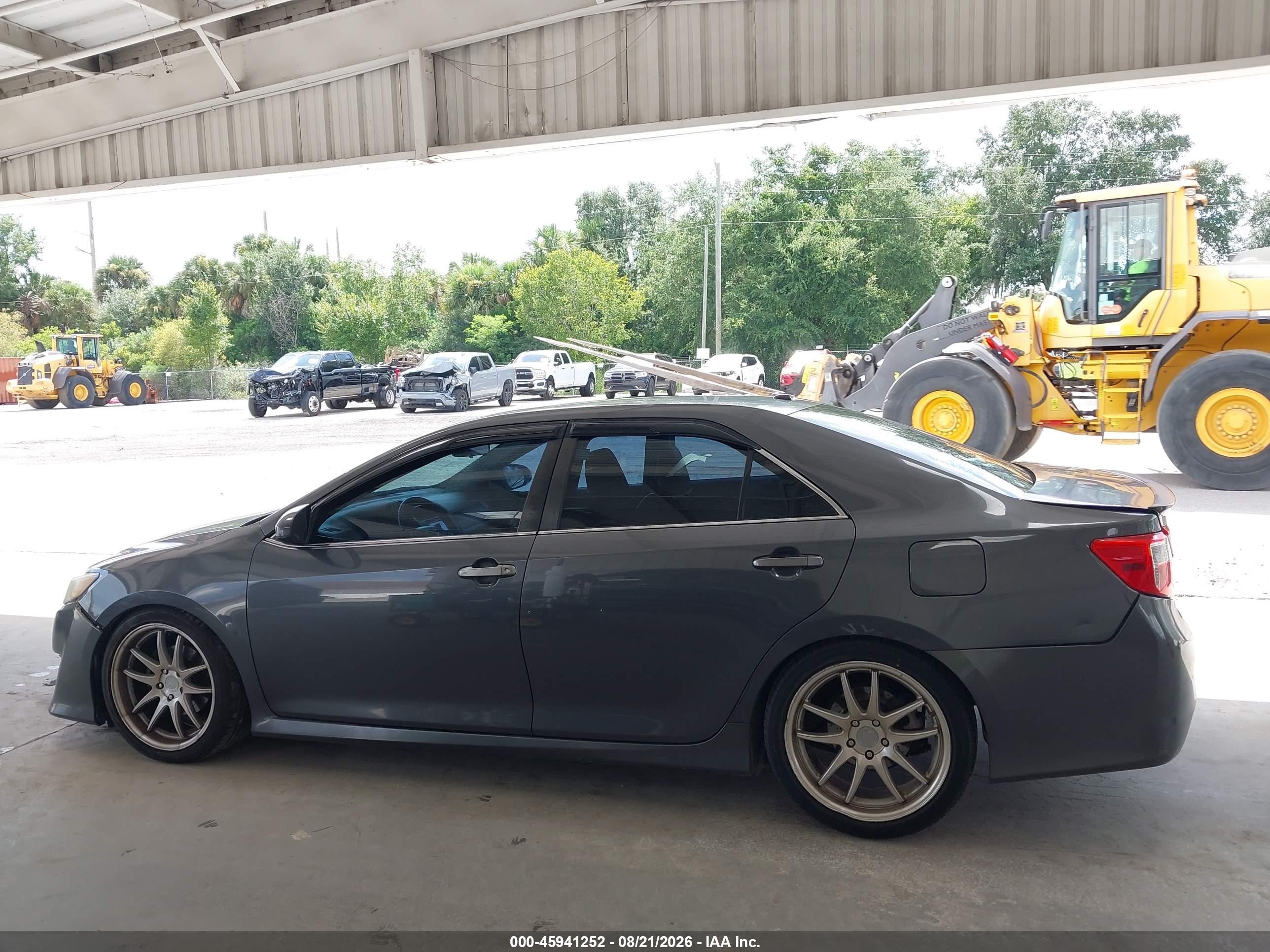 2012 Toyota Camry Se Gray vin: 4T1BF1FK7CU021362