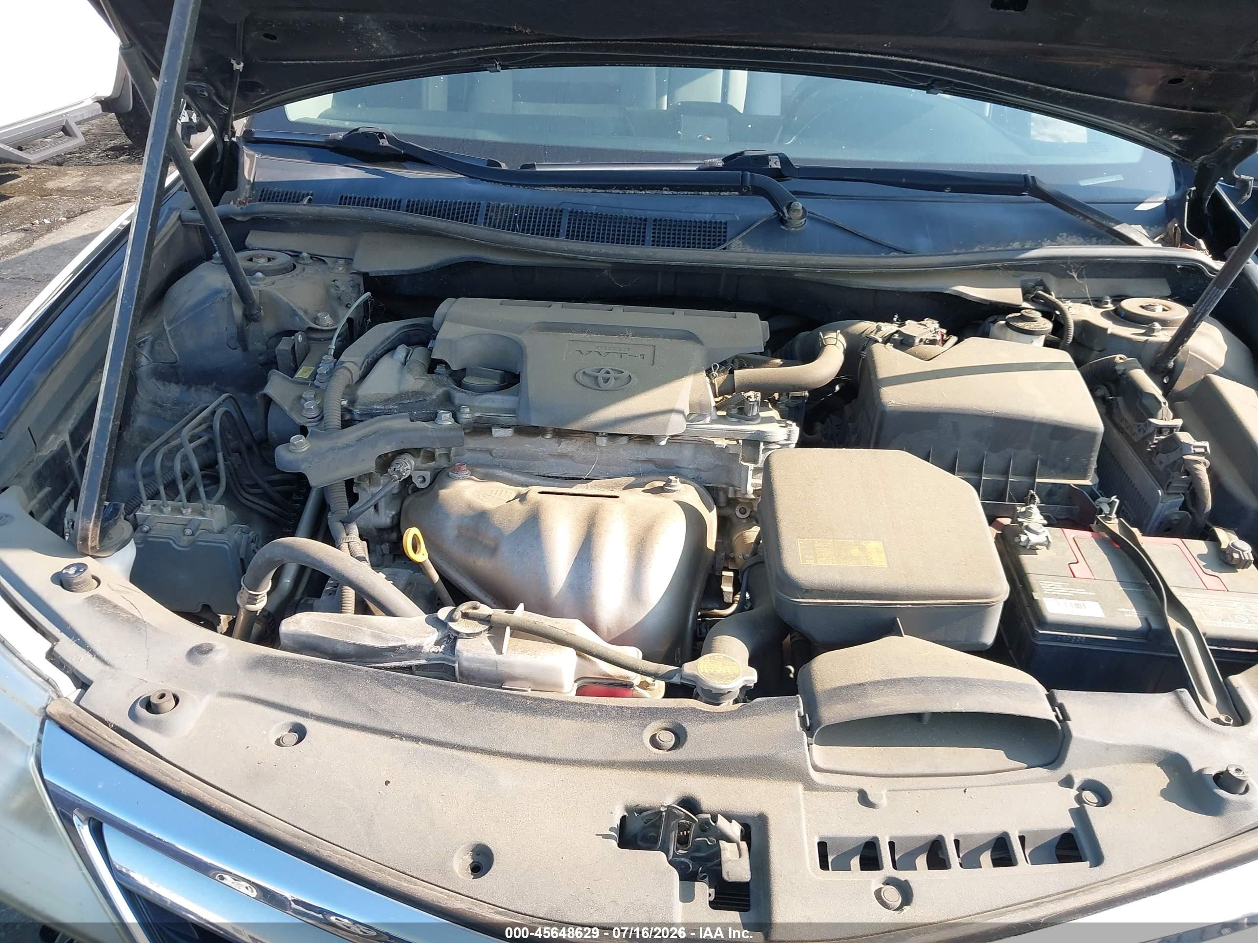 2012 Toyota Camry Le Black vin: 4T1BF1FK7CU030725