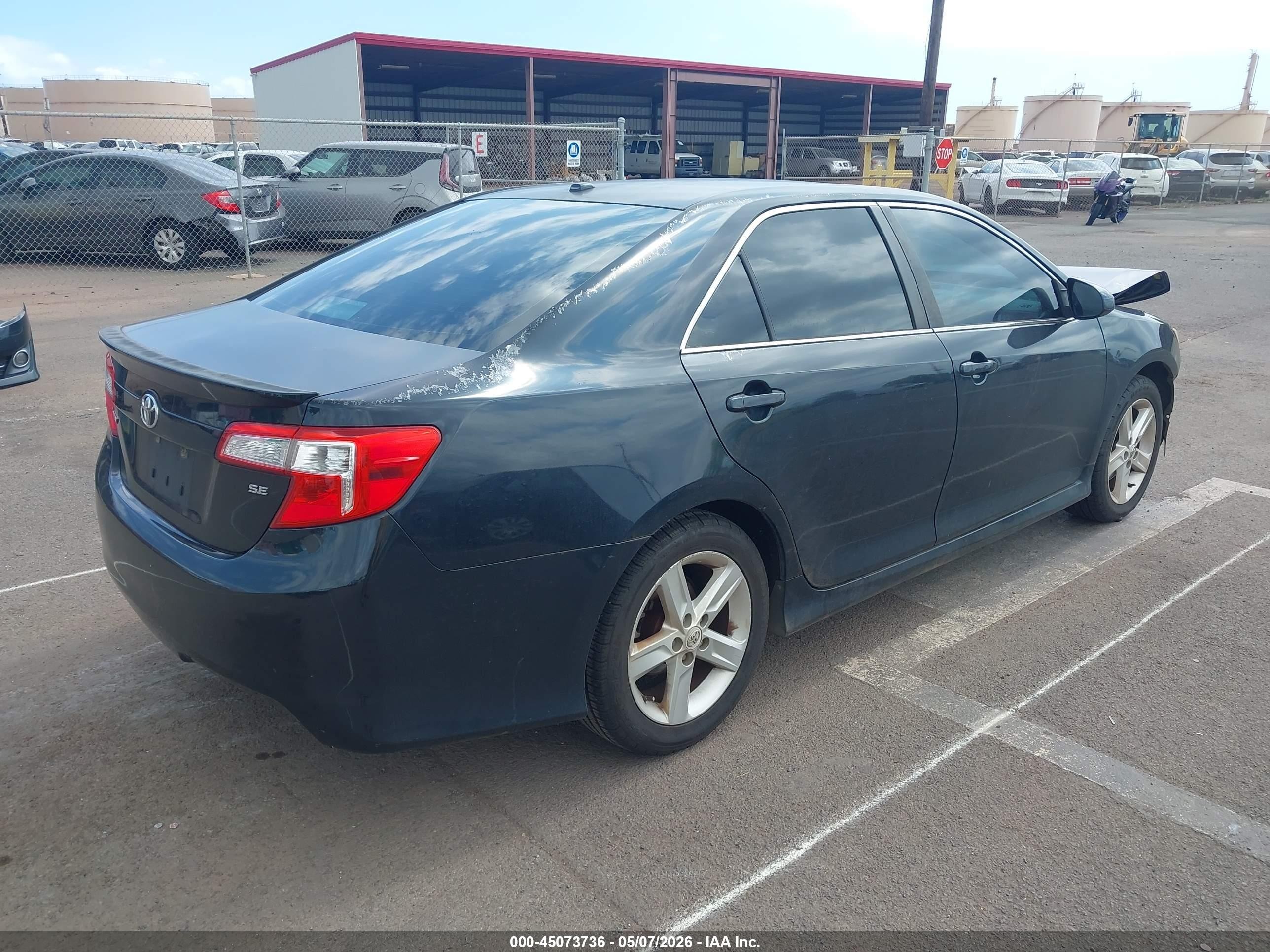 2012 Toyota Camry Se Black vin: 4T1BF1FK7CU030904