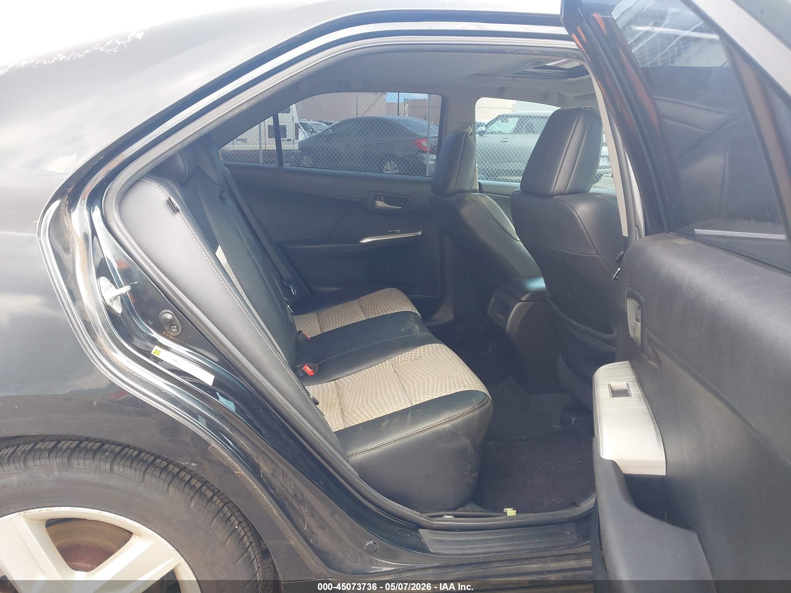 2012 Toyota Camry Se Black vin: 4T1BF1FK7CU030904