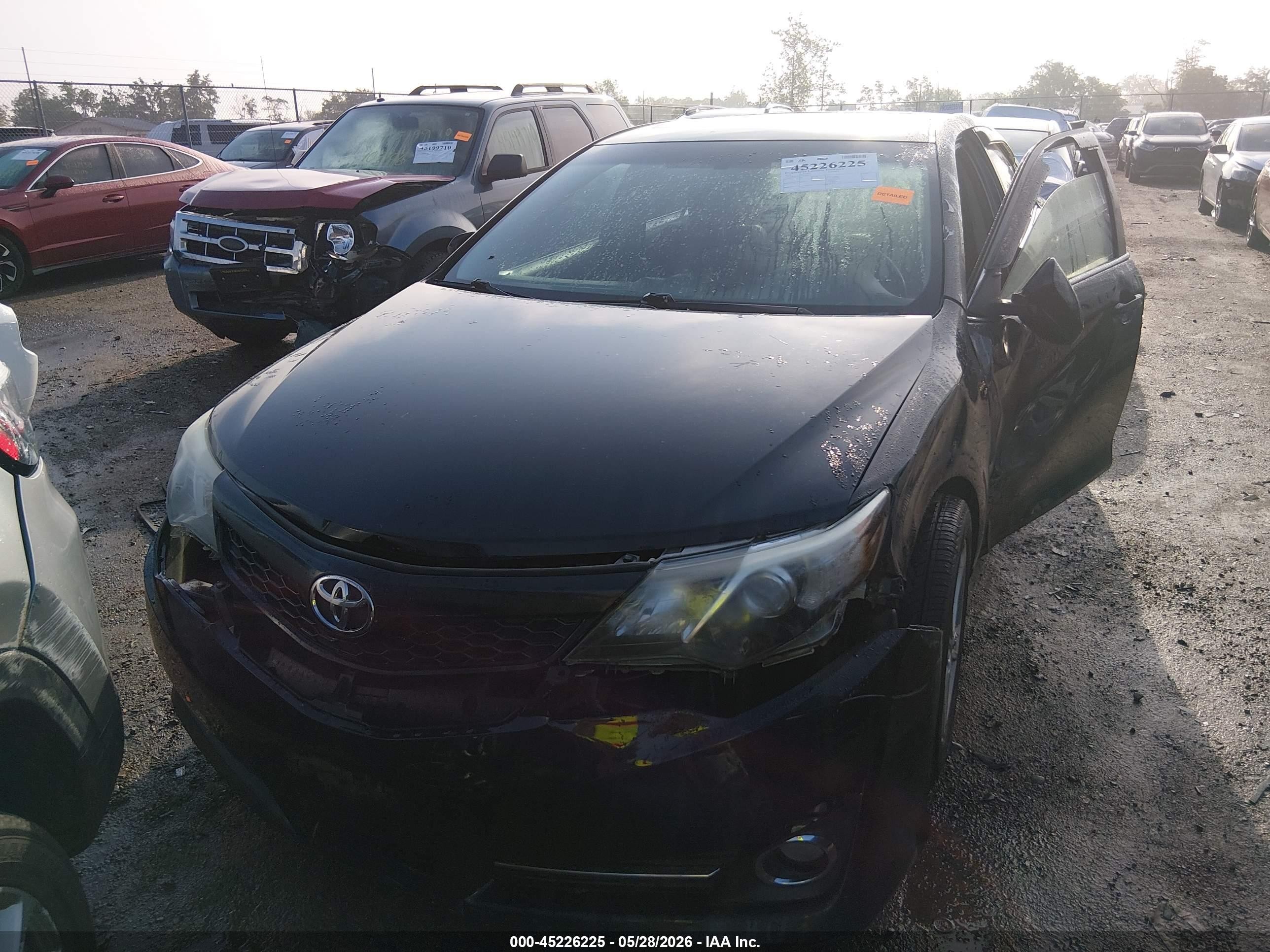 2012 Toyota Camry Se Black vin: 4T1BF1FK7CU046875