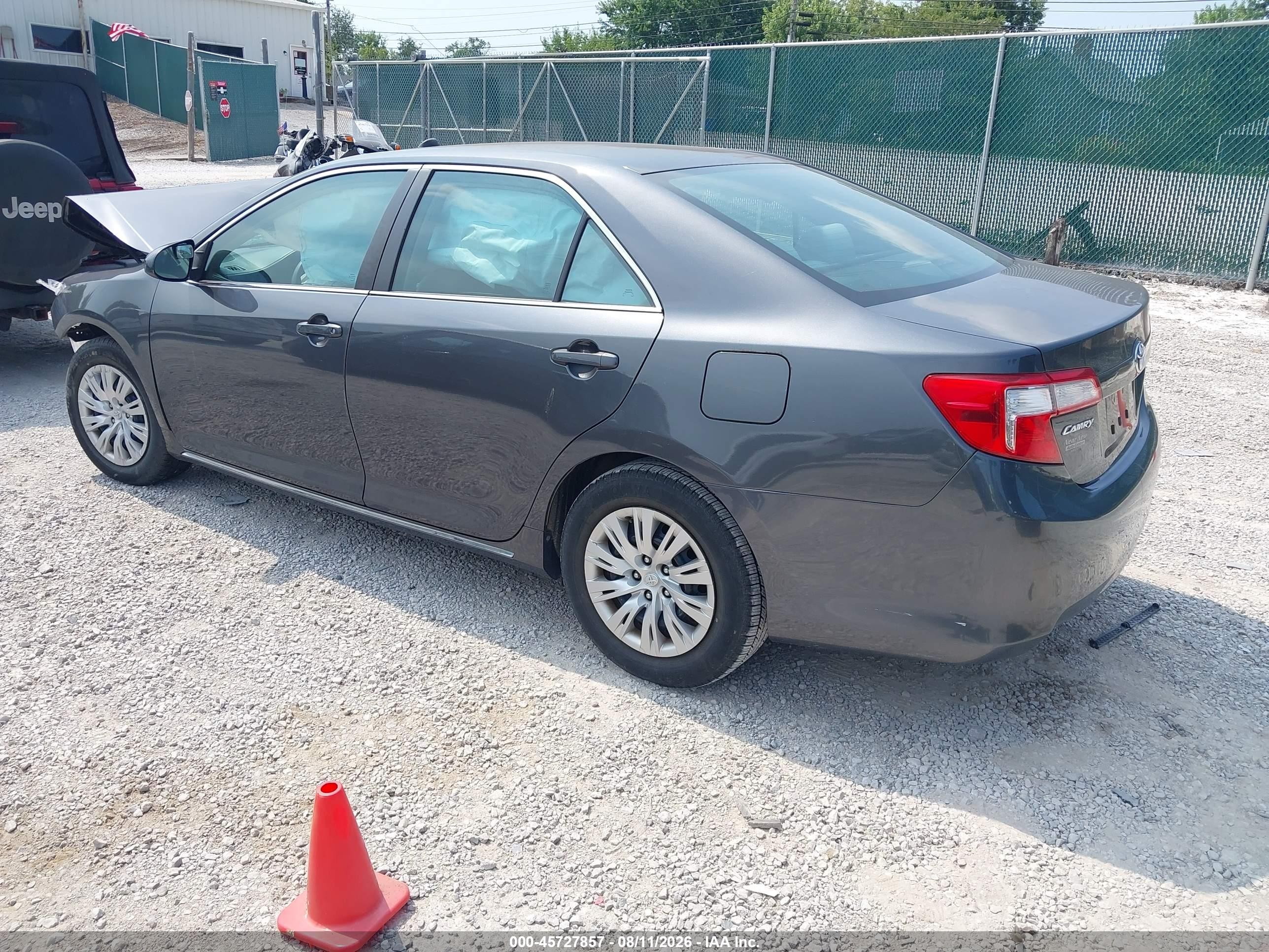 2012 Toyota Camry Le Gray vin: 4T1BF1FK7CU048299