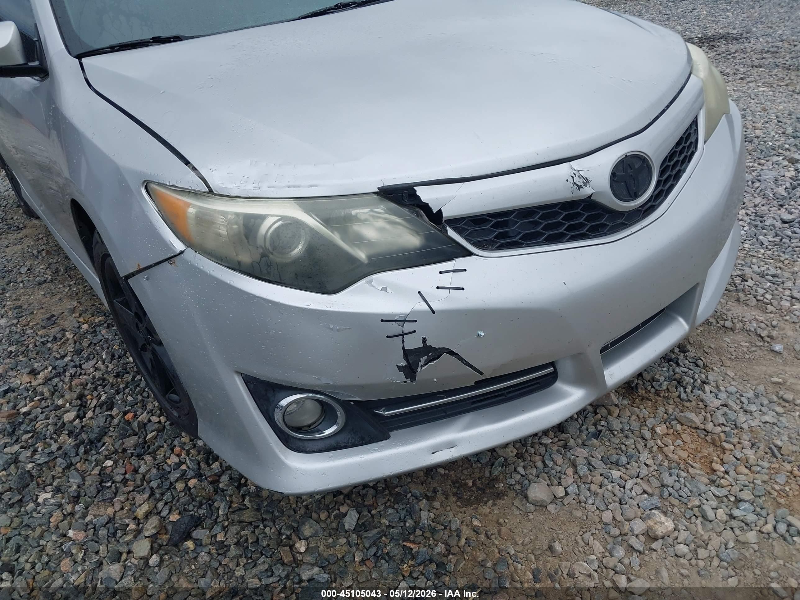 2012 Toyota Camry Se Gray vin: 4T1BF1FK7CU055415