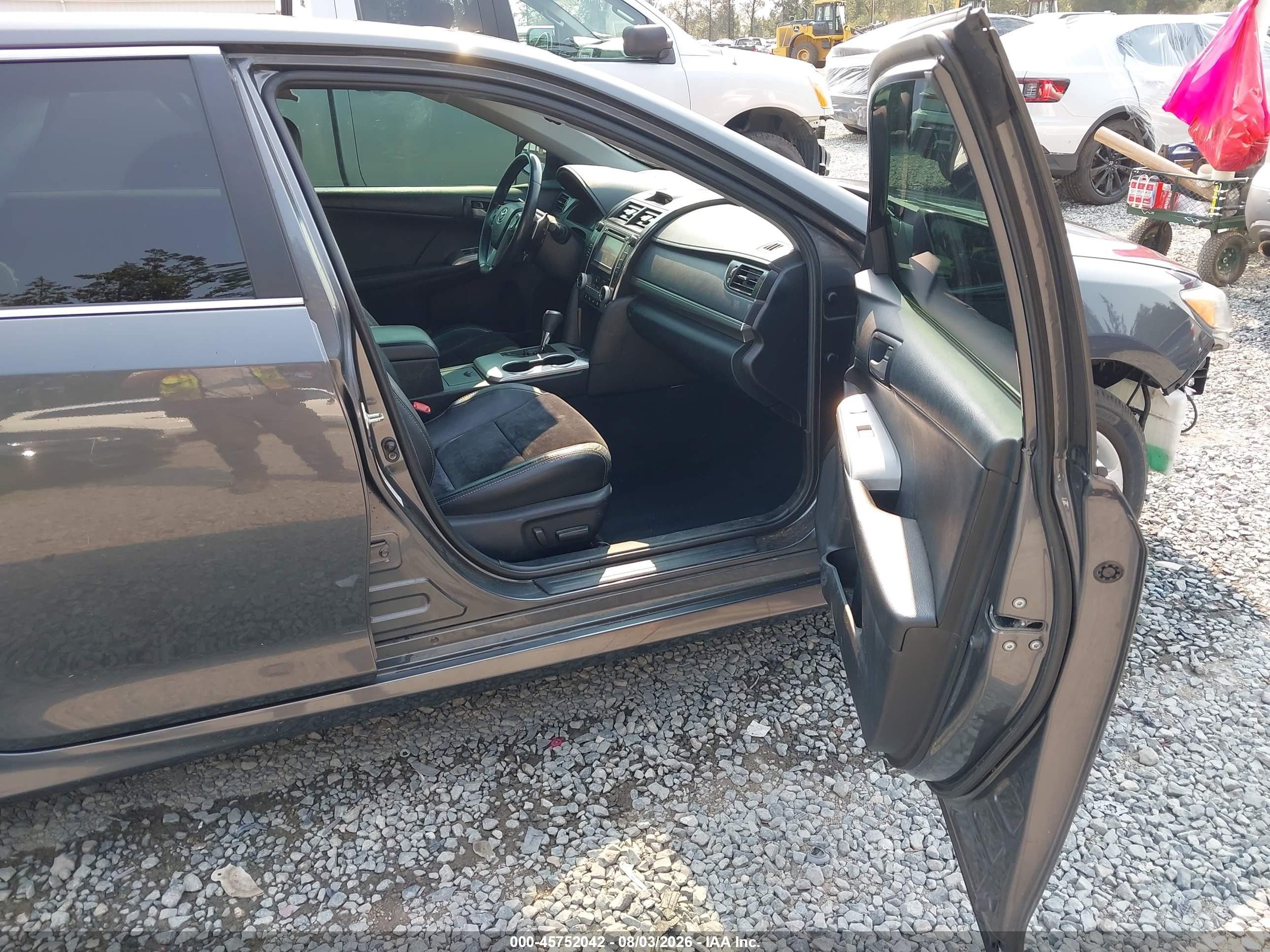 2012 Toyota Camry Se Серый vin: 4T1BF1FK7CU062011
