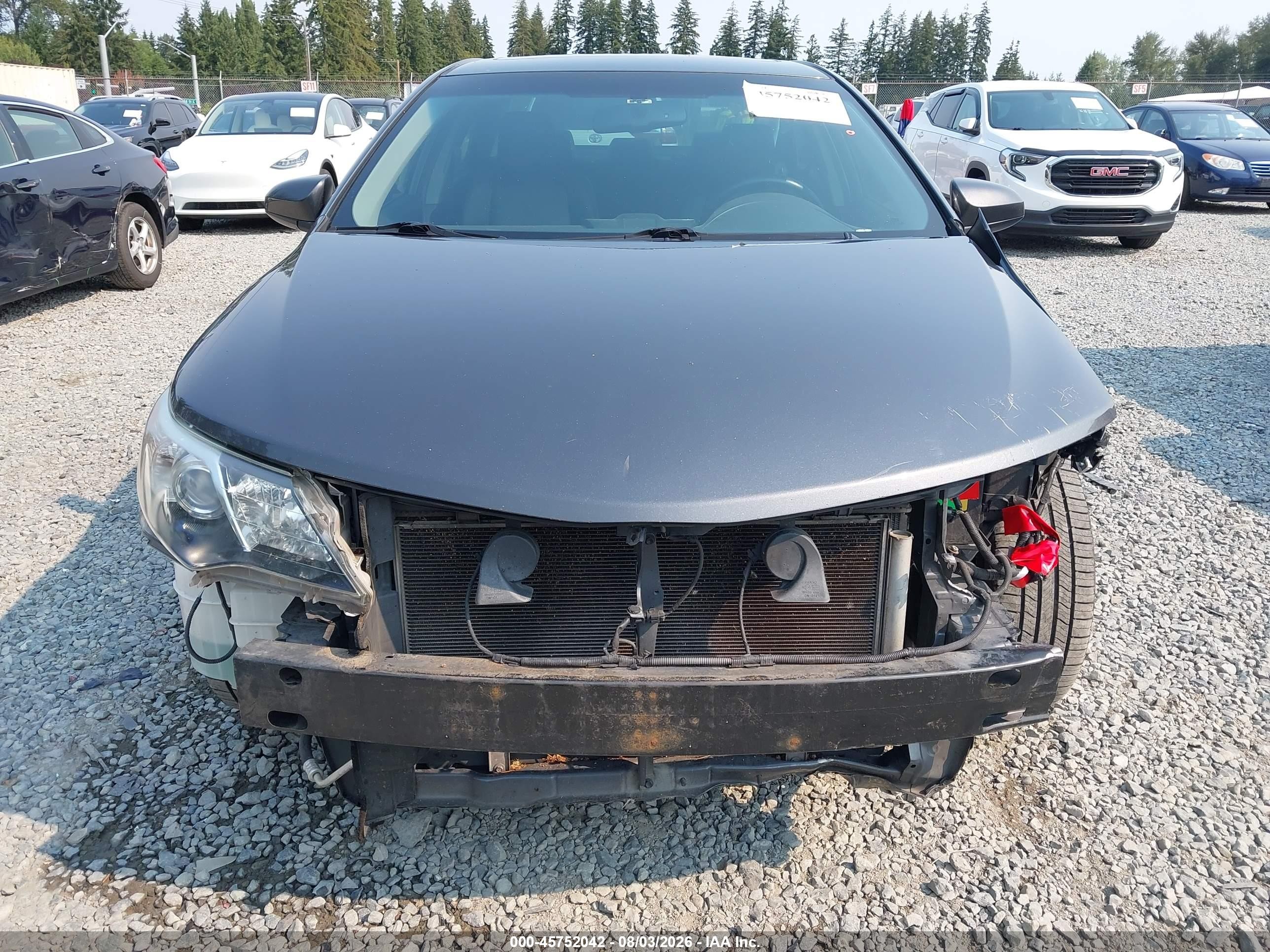 2012 Toyota Camry Se Серый vin: 4T1BF1FK7CU062011