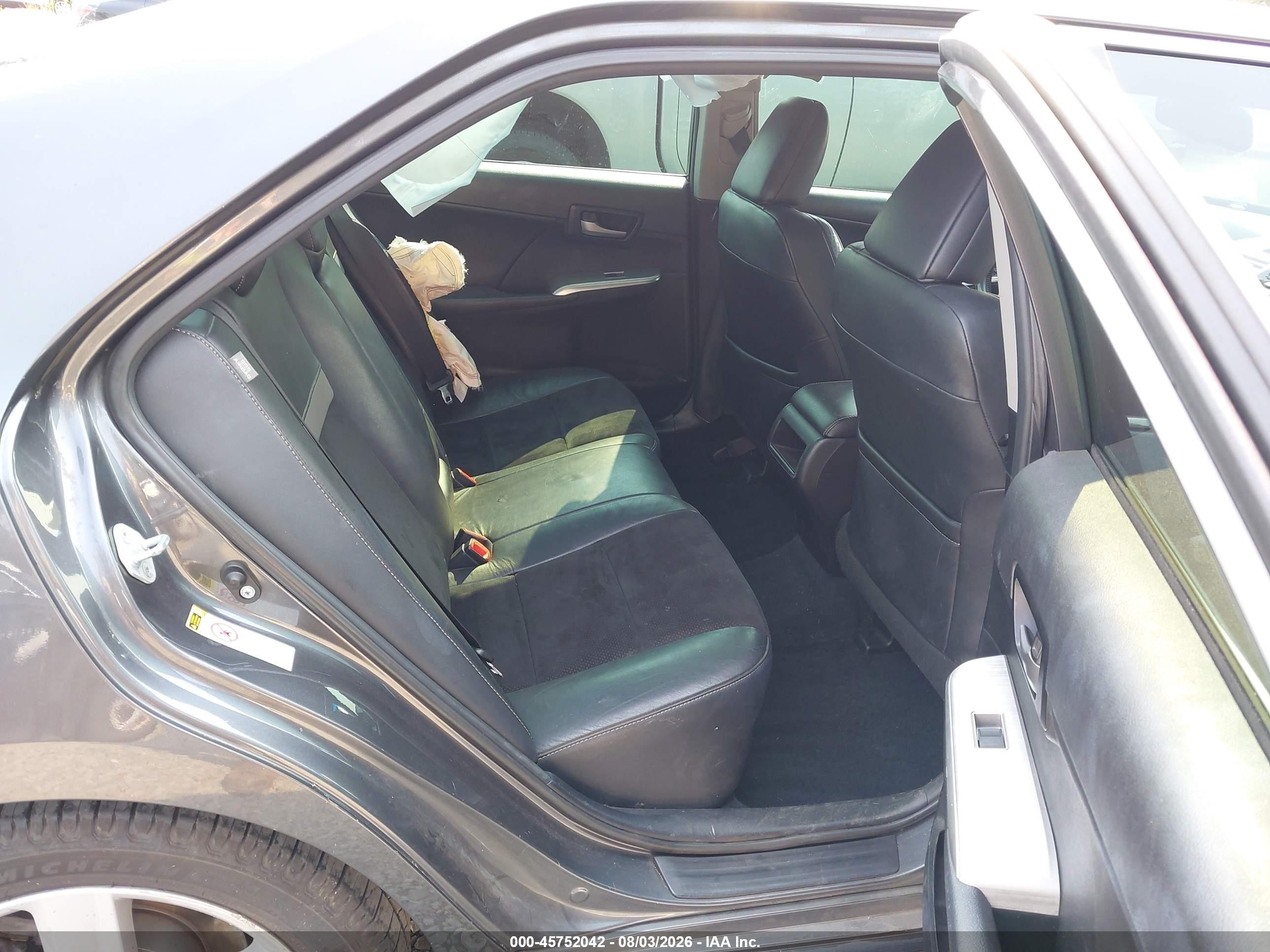 2012 Toyota Camry Se Серый vin: 4T1BF1FK7CU062011