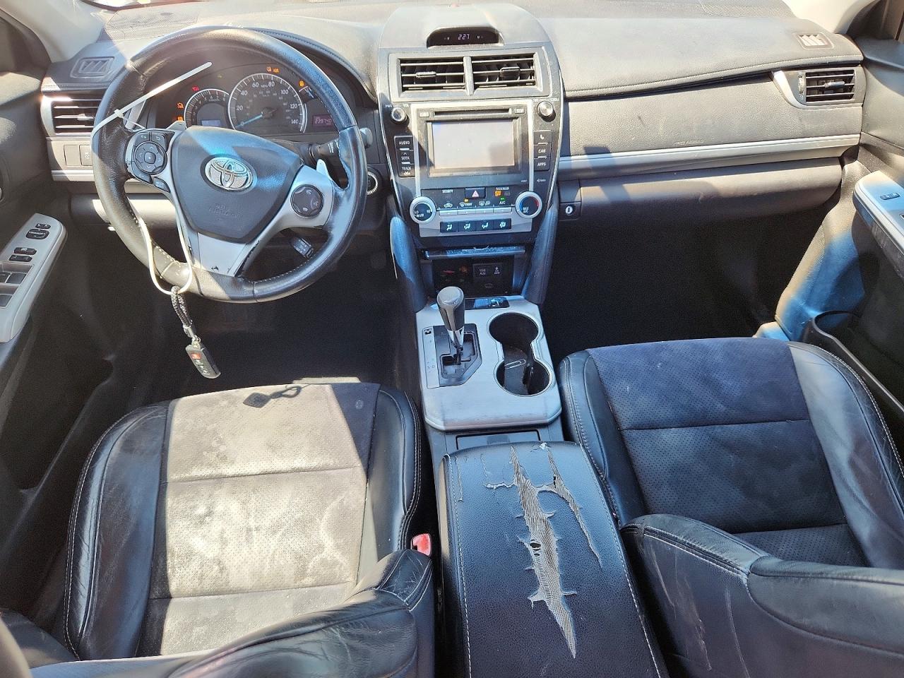 2012 Toyota Camry Se Black vin: 4T1BF1FK7CU068651