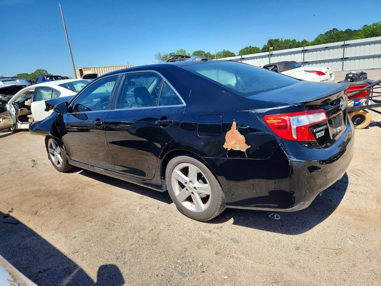 2012 Toyota Camry Se Black vin: 4T1BF1FK7CU068651
