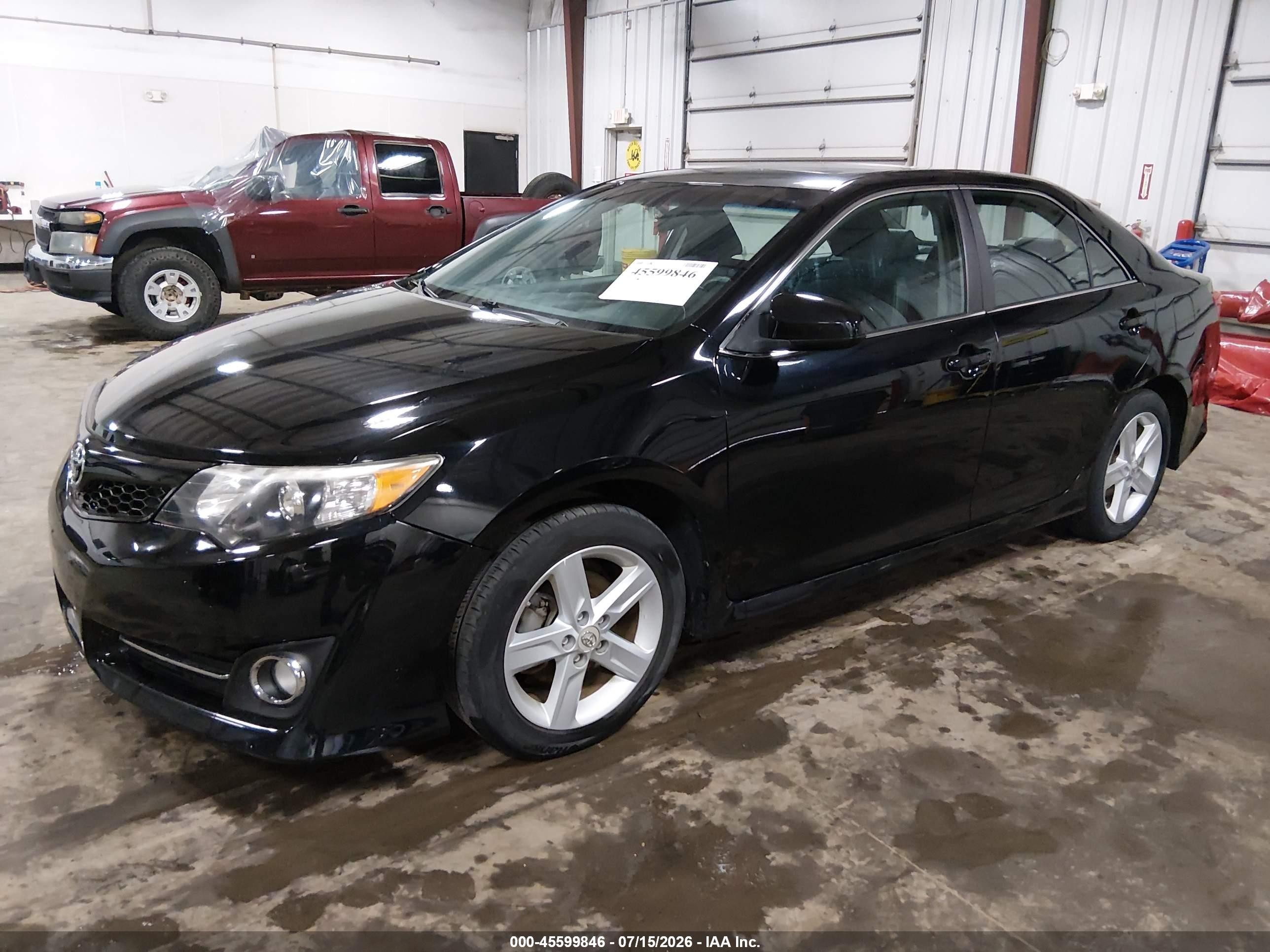 2012 Toyota Camry Se Черный vin: 4T1BF1FK7CU079018