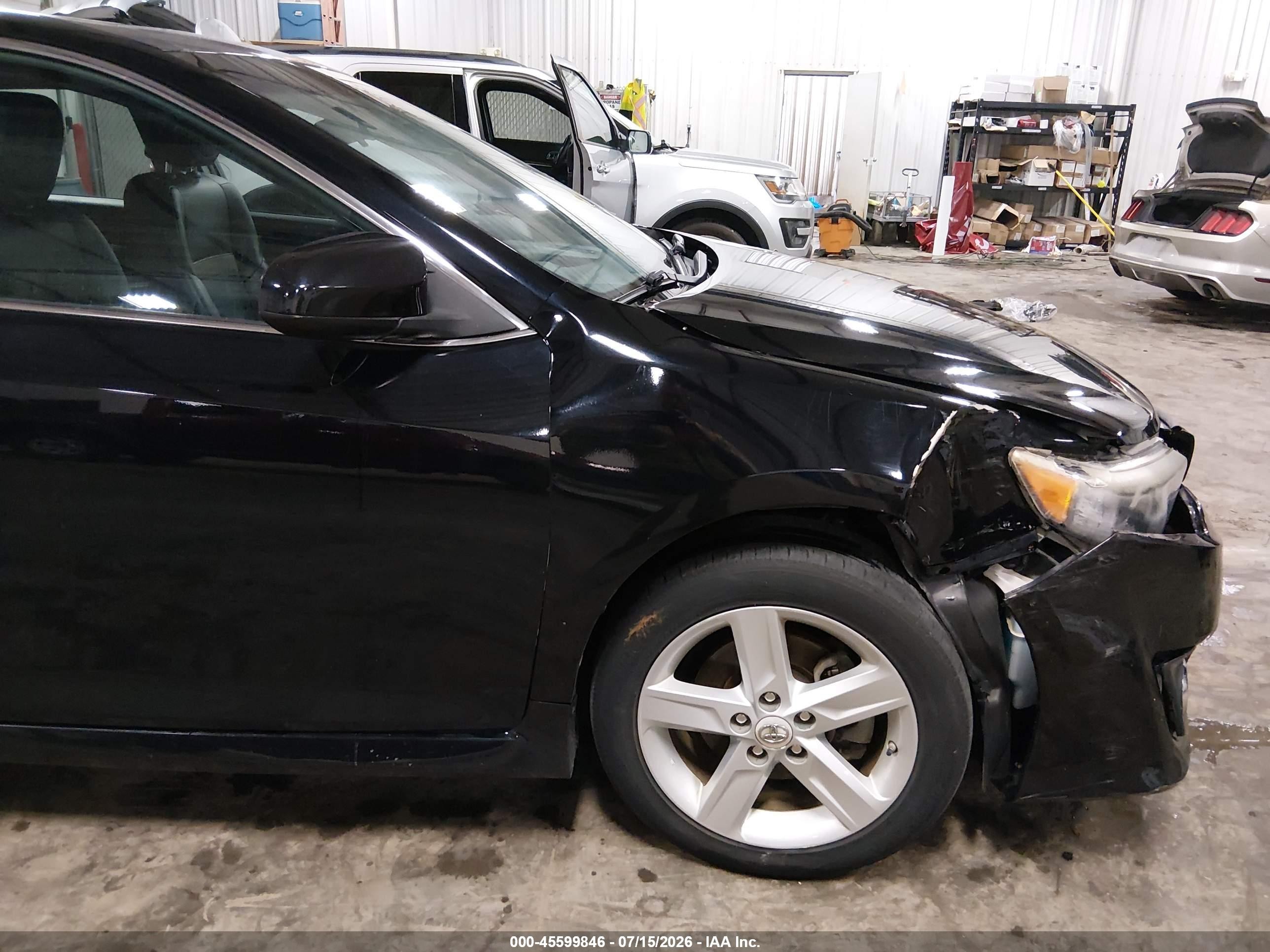 2012 Toyota Camry Se Черный vin: 4T1BF1FK7CU079018
