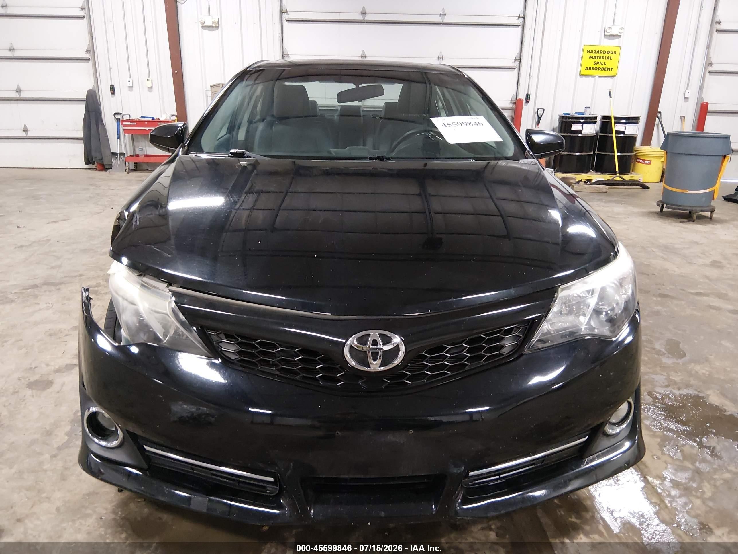 2012 Toyota Camry Se Черный vin: 4T1BF1FK7CU079018