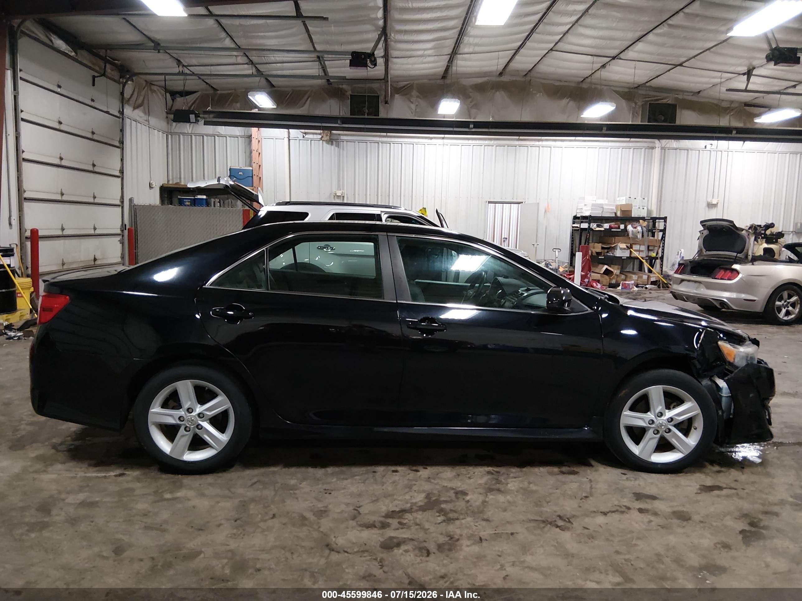 2012 Toyota Camry Se Черный vin: 4T1BF1FK7CU079018