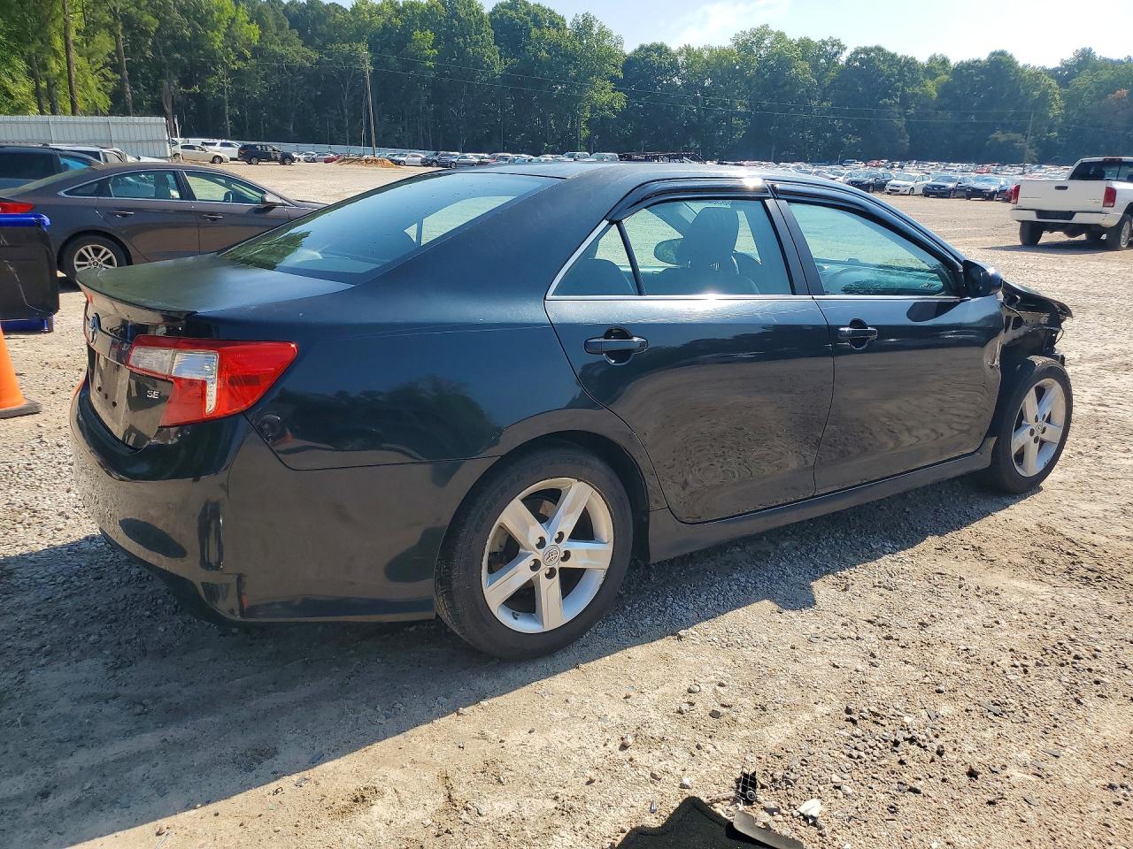 2012 Toyota Camry Se Black vin: 4T1BF1FK7CU080749