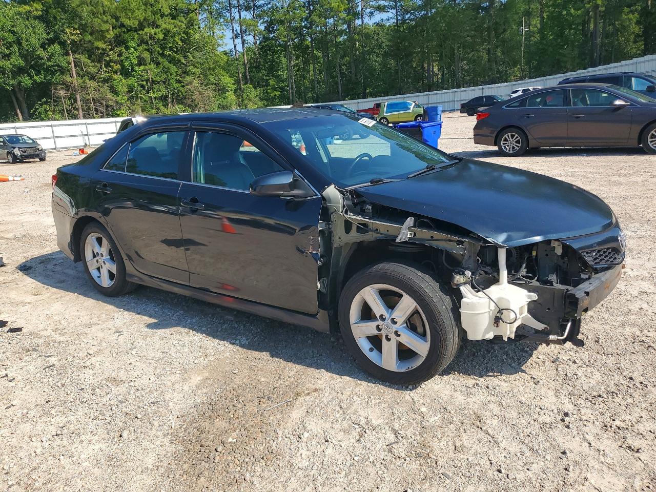 2012 Toyota Camry Se Black vin: 4T1BF1FK7CU080749