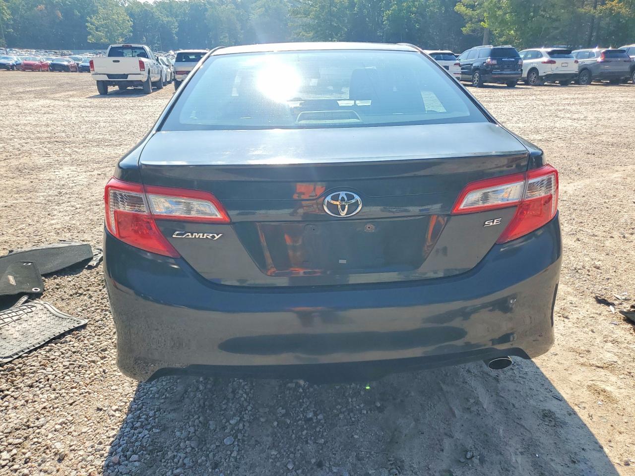 2012 Toyota Camry Se Black vin: 4T1BF1FK7CU080749